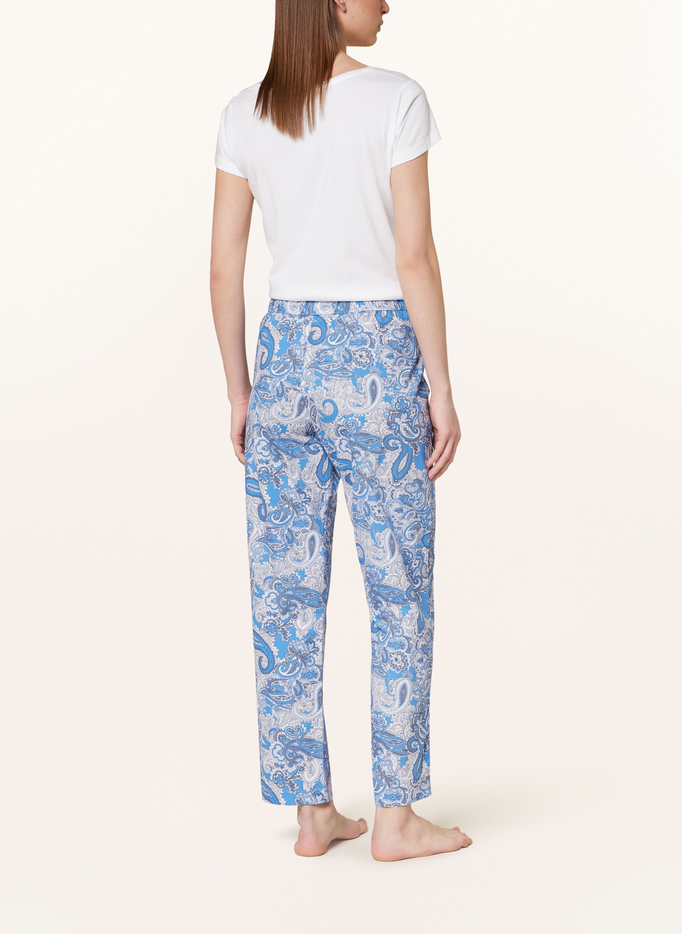 darling harbour Pajama pants, Color: BLUE/ WHITE (Image 3)