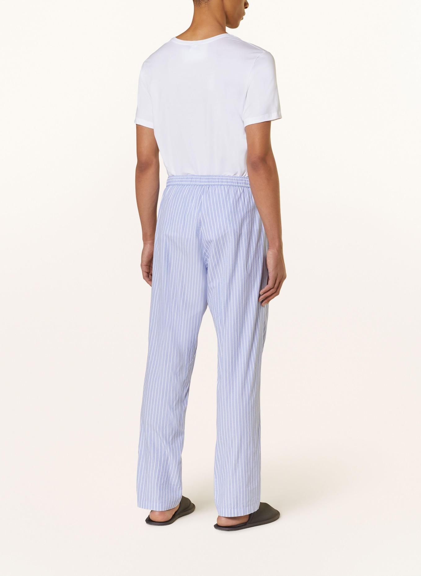 STROKESMAN'S Pajama pants, Color: LIGHT BLUE/ WHITE (Image 3)