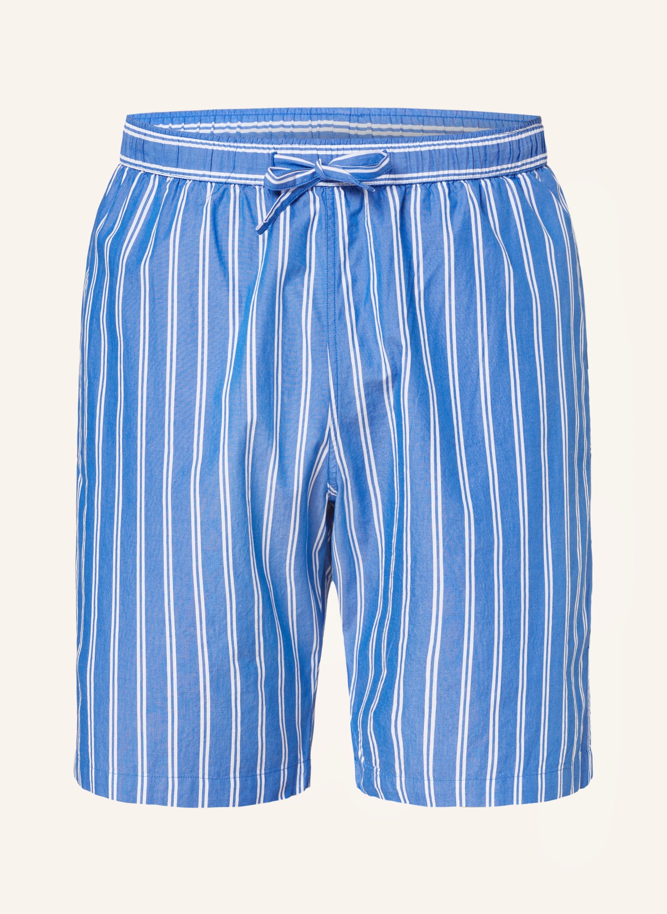STROKESMAN'S Pajama shorts, Color: WHITE/ BLUE (Image 1)