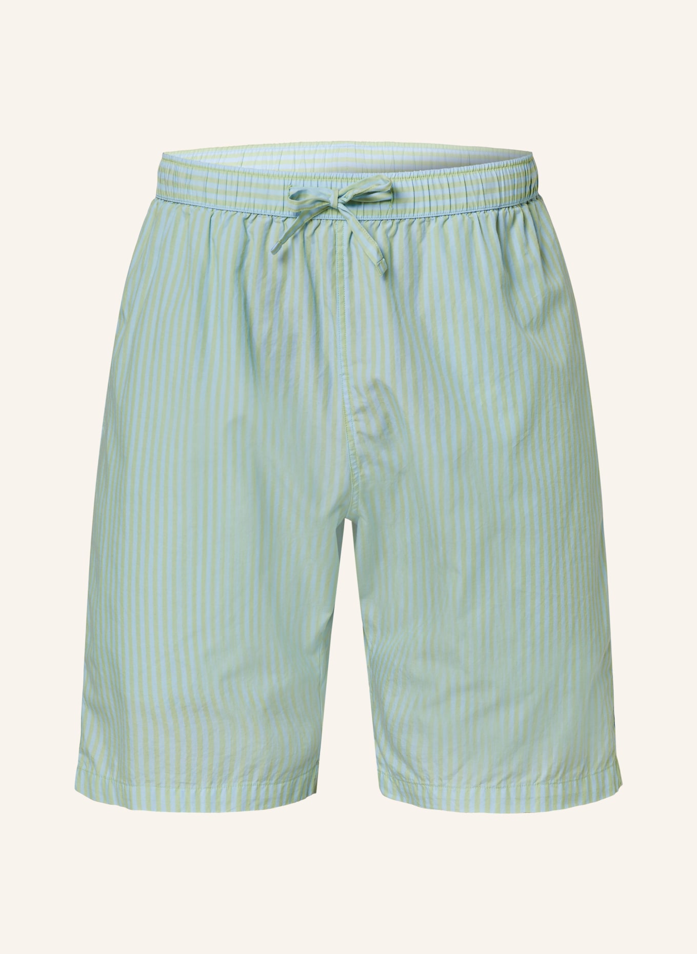 STROKESMAN'S Pajama shorts, Color: LIGHT BLUE/ LIGHT GREEN (Image 1)