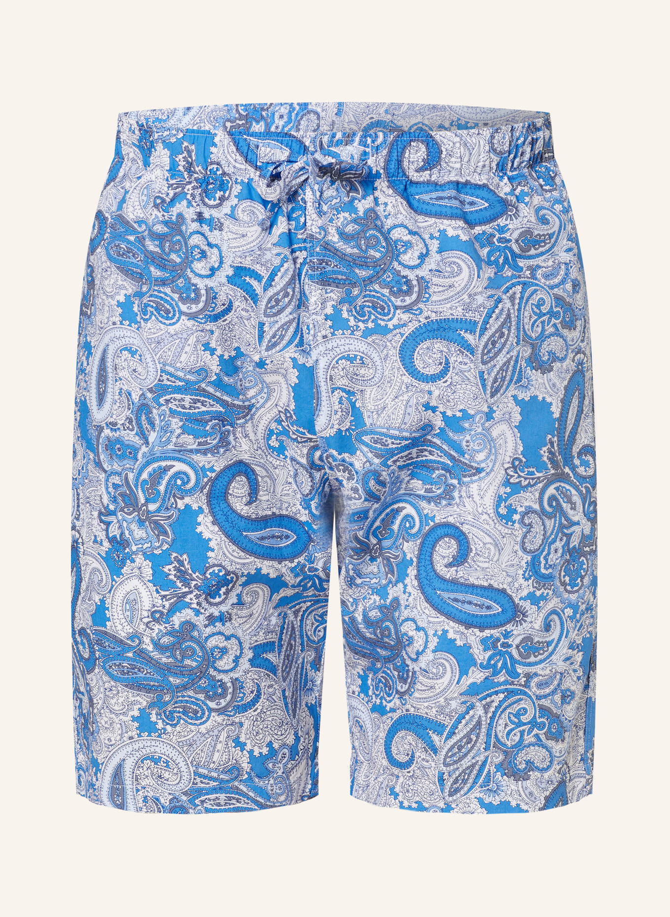 STROKESMAN'S Pajama shorts, Color: WHITE/ BLUE/ GRAY (Image 1)