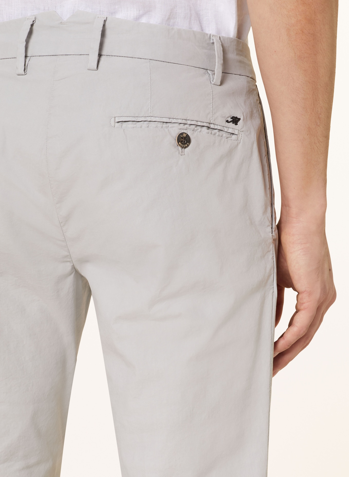 MASON'S Chino TORINO Slim Fit, Farbe: HELLGRAU (Bild 5)