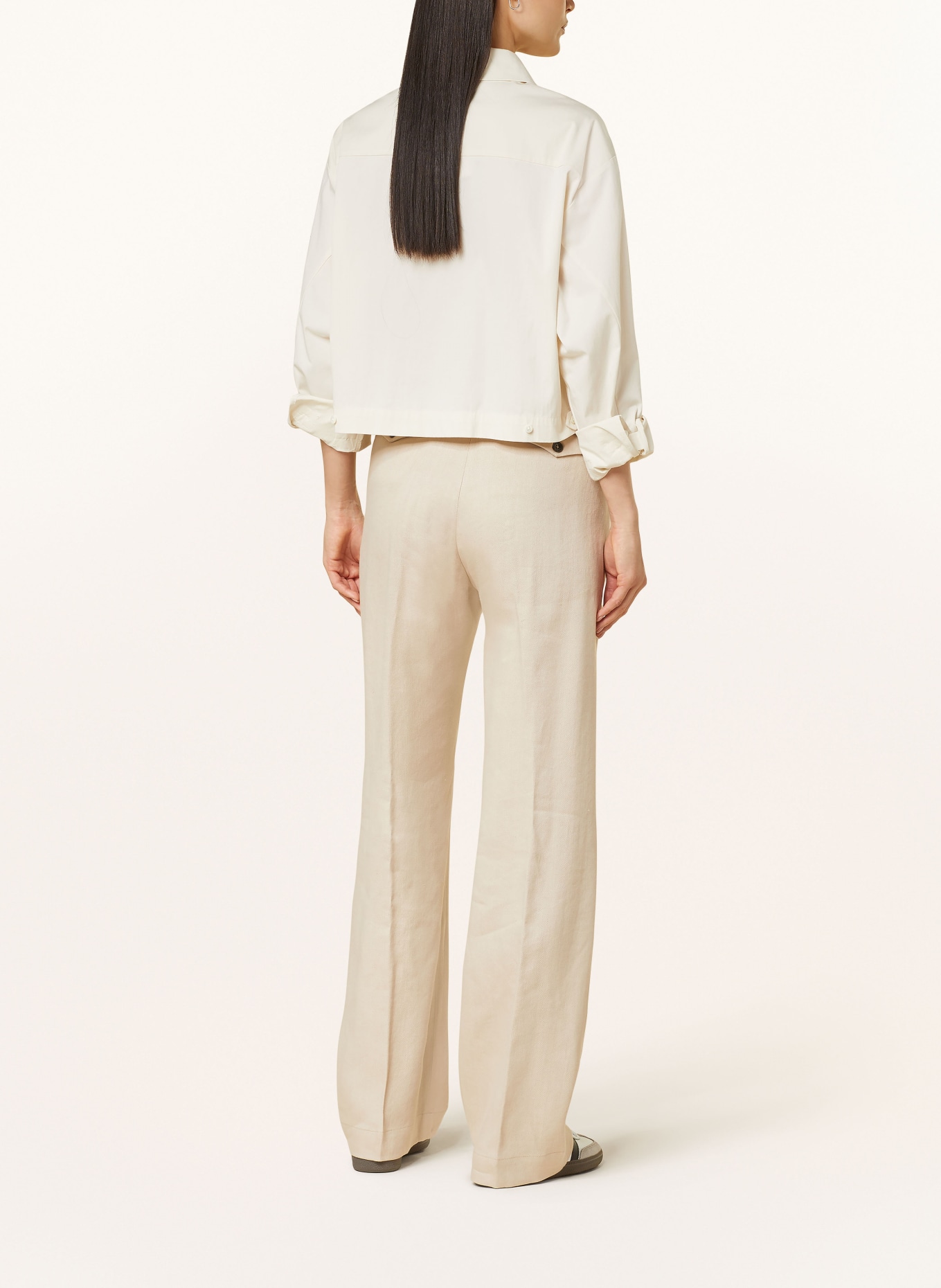 nine:inthe:morning Trousers DEEP with linen, Color: BEIGE (Image 3)