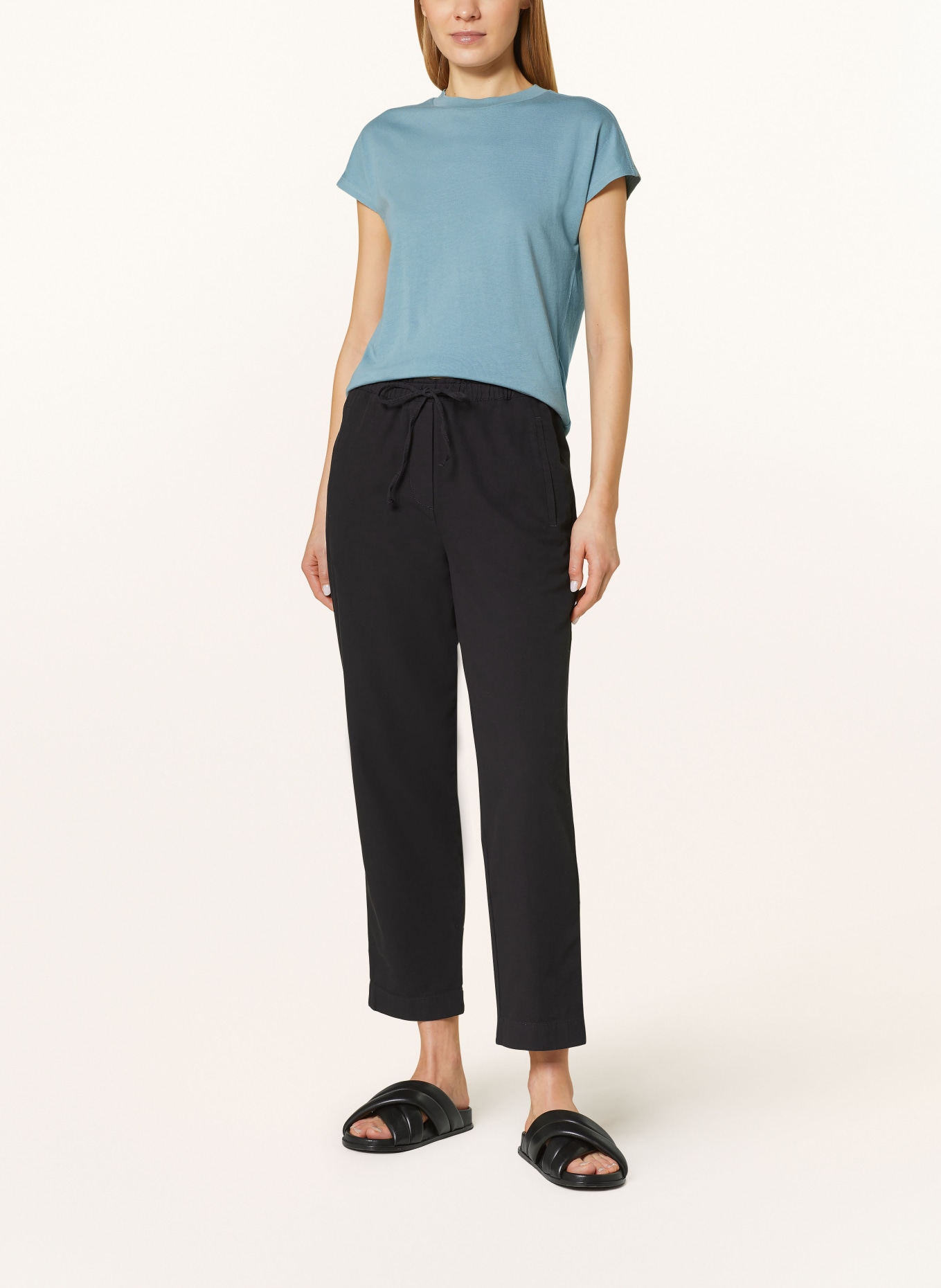 Marc O'Polo 7/8 pants, Color: BLACK (Image 2)