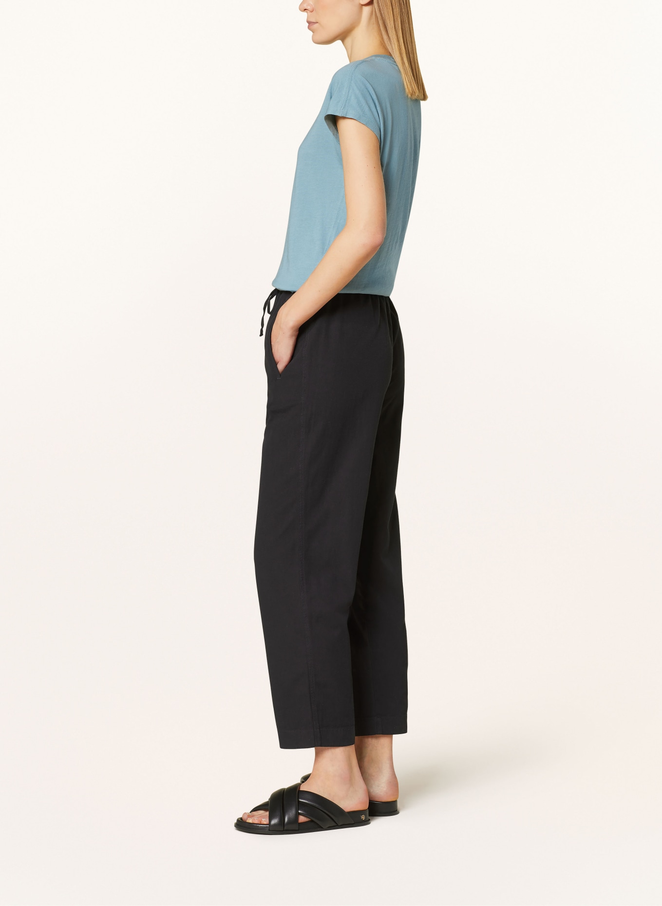 Marc O'Polo 7/8 pants, Color: BLACK (Image 4)