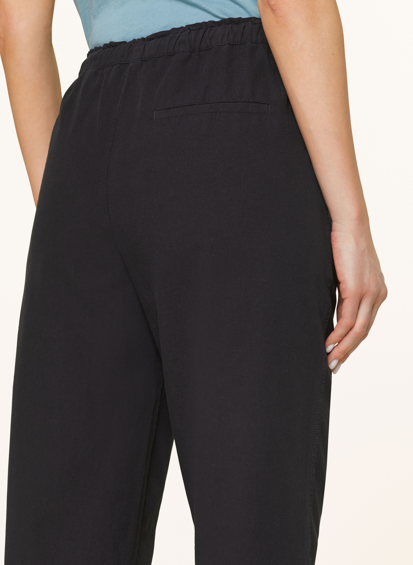 Marc O'Polo 7/8 pants, Color: BLACK (Image 5)