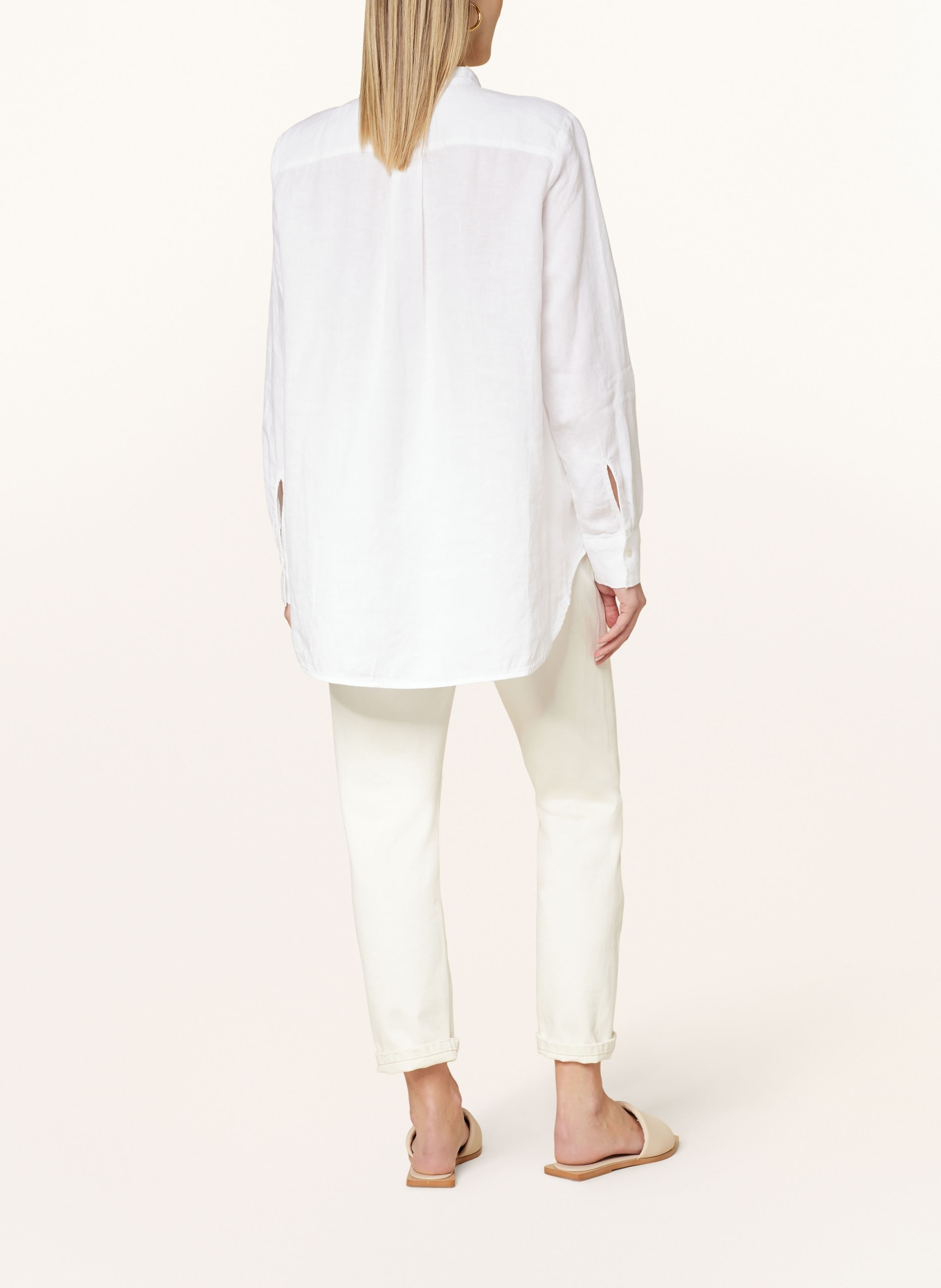 Marc O'Polo Linen blouse, Color: WHITE (Image 3)