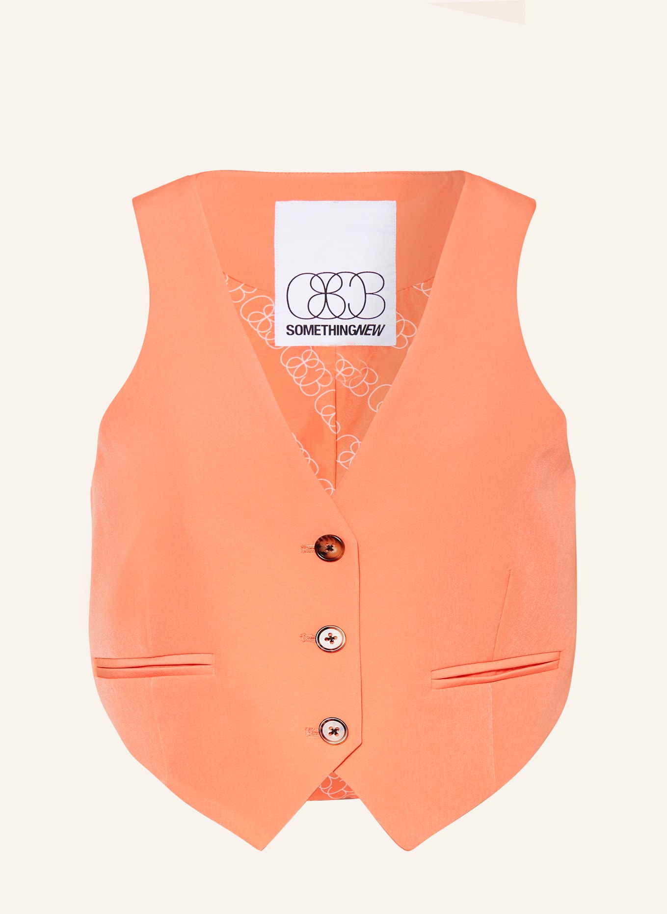 SOMETHINGNEW Blazer vest SNJENNIFER, Color: ORANGE (Image 1)