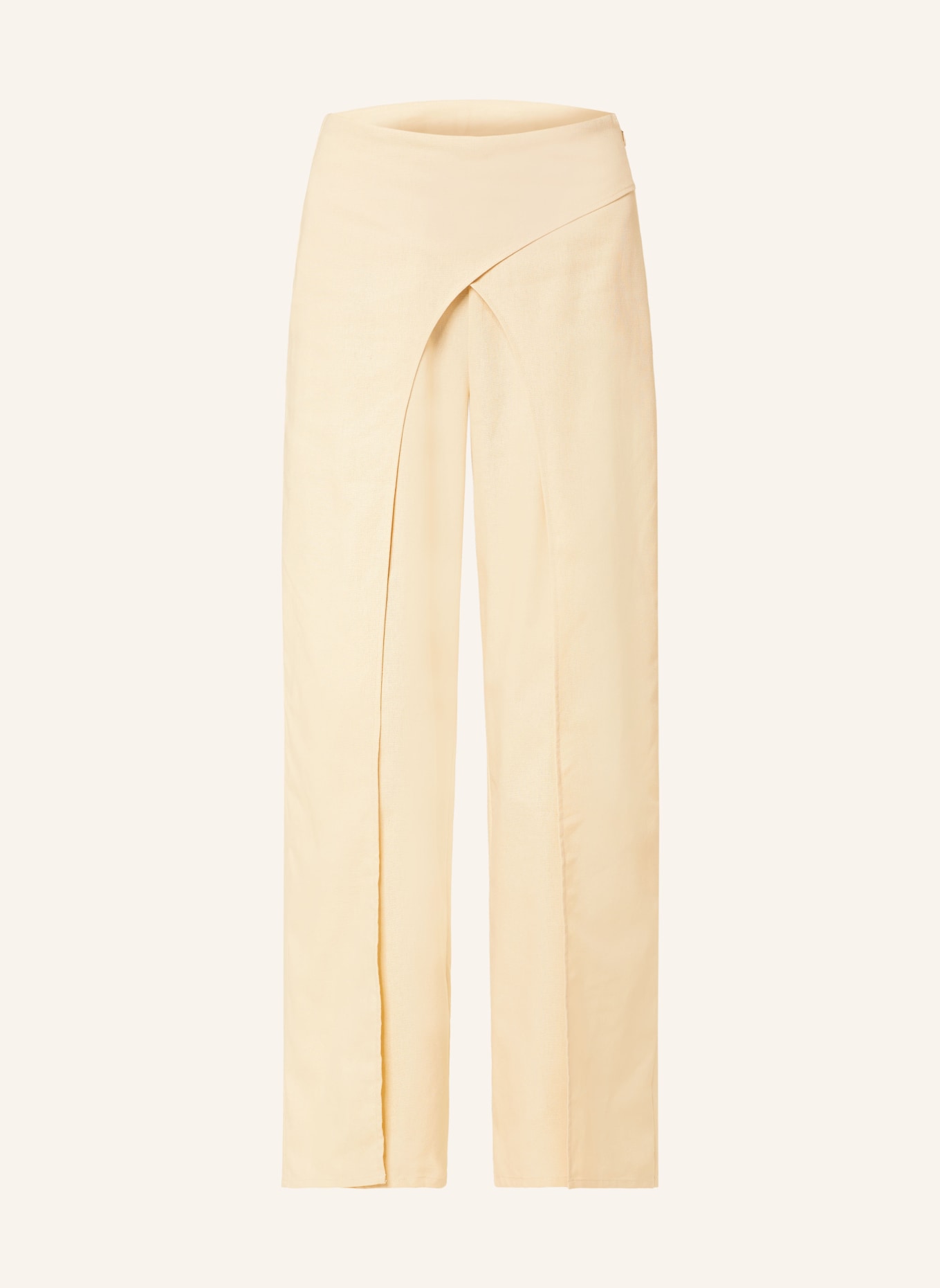 SOMETHINGNEW Trousers SNBEYONCE, Color: LIGHT BROWN (Image 1)