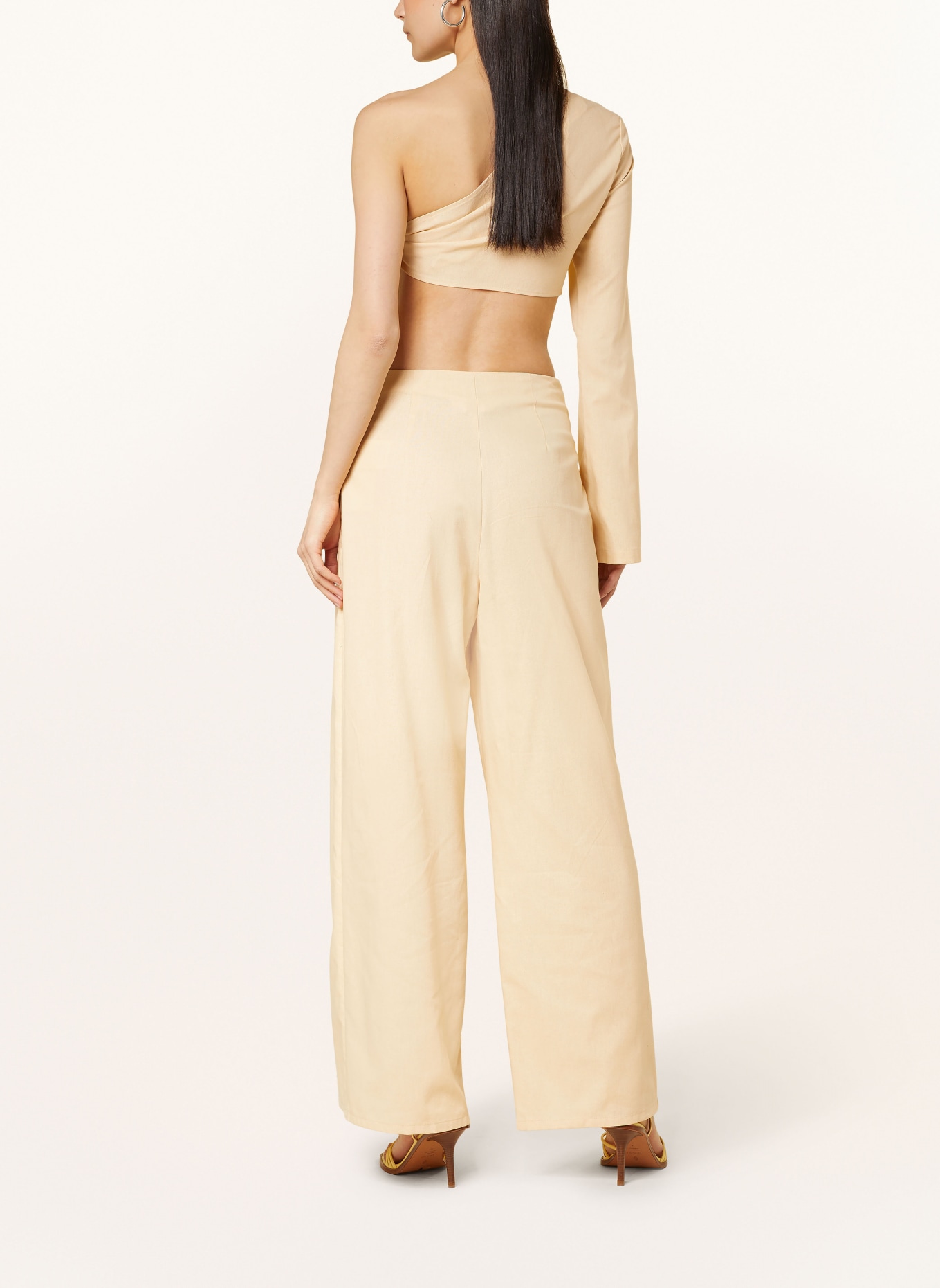 SOMETHINGNEW Trousers SNBEYONCE, Color: LIGHT BROWN (Image 3)
