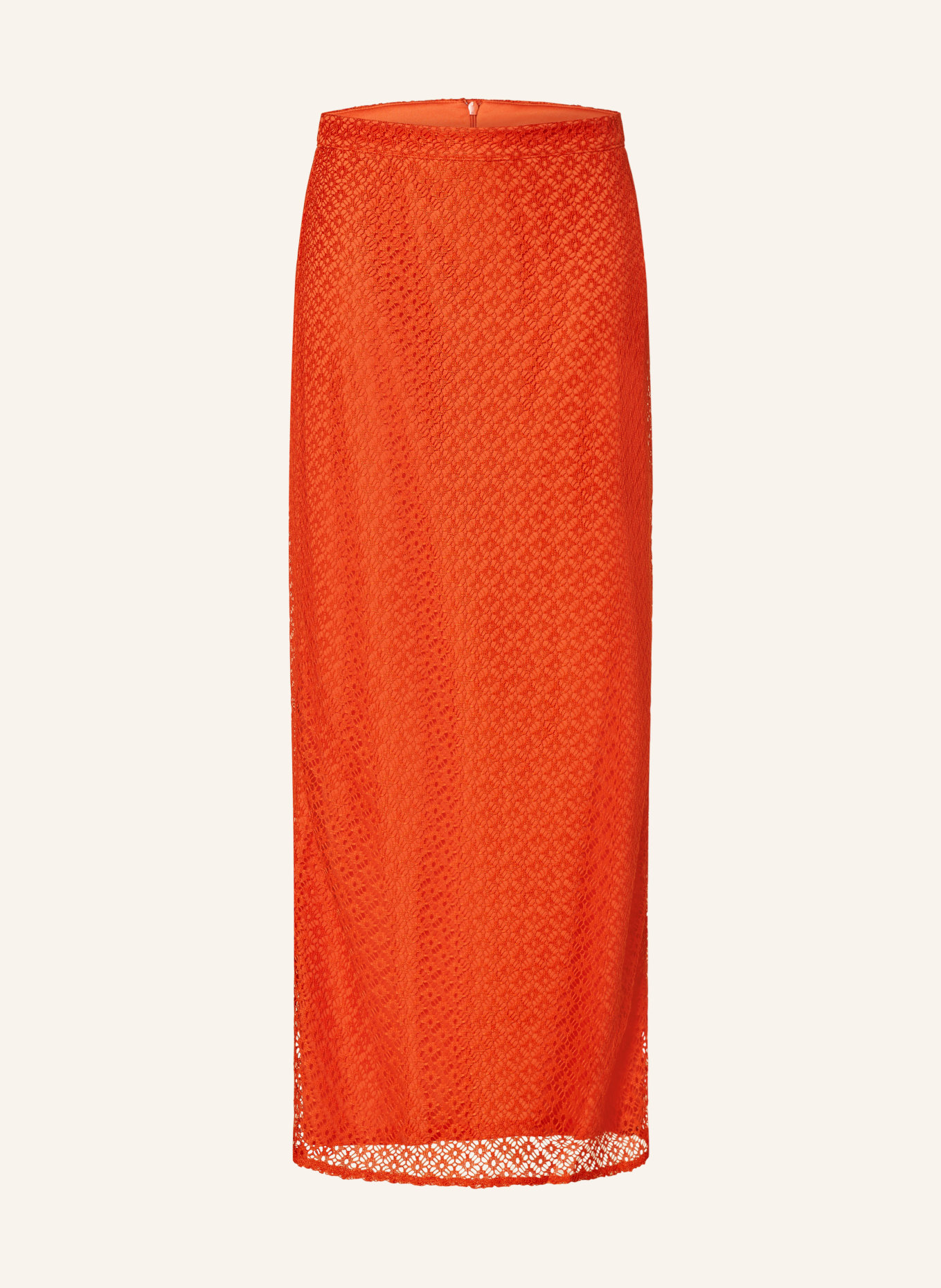 SOMETHINGNEW Skirt SNCHRISSY with lace, Color: ORANGE (Image 1)
