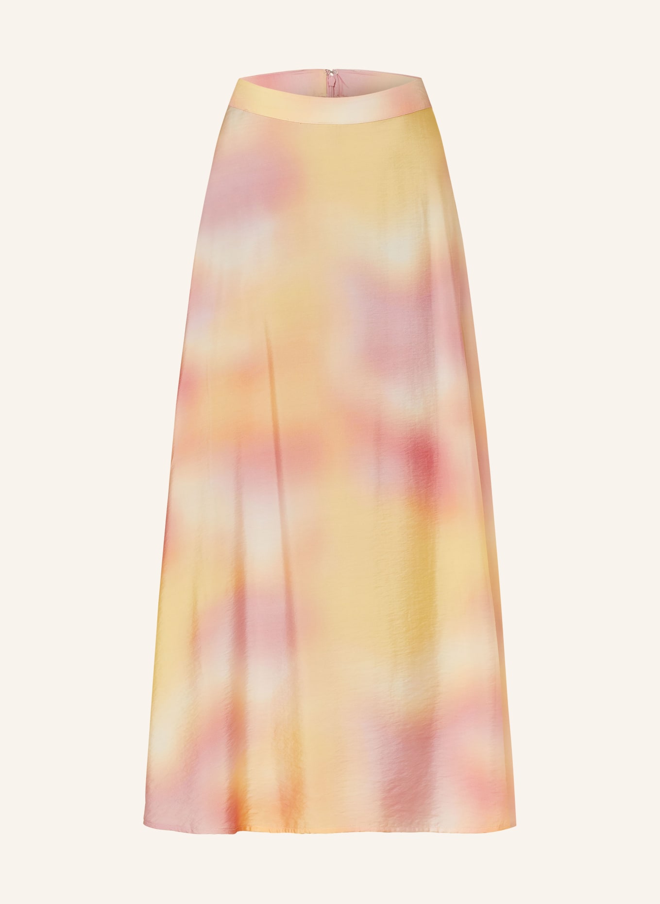 SOMETHINGNEW Skirt SNHEAVEN, Color: YELLOW/ LIGHT RED/ LIGHT ORANGE (Image 1)