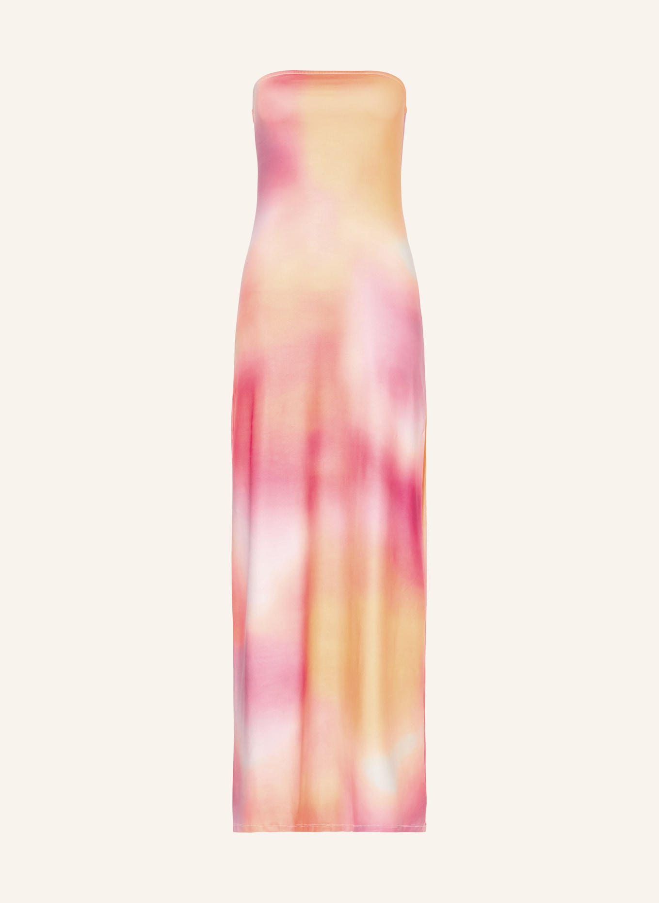SOMETHINGNEW Off-Shoulder-Kleid, Farbe: ORANGE/ PINK/ LILA (Bild 1)