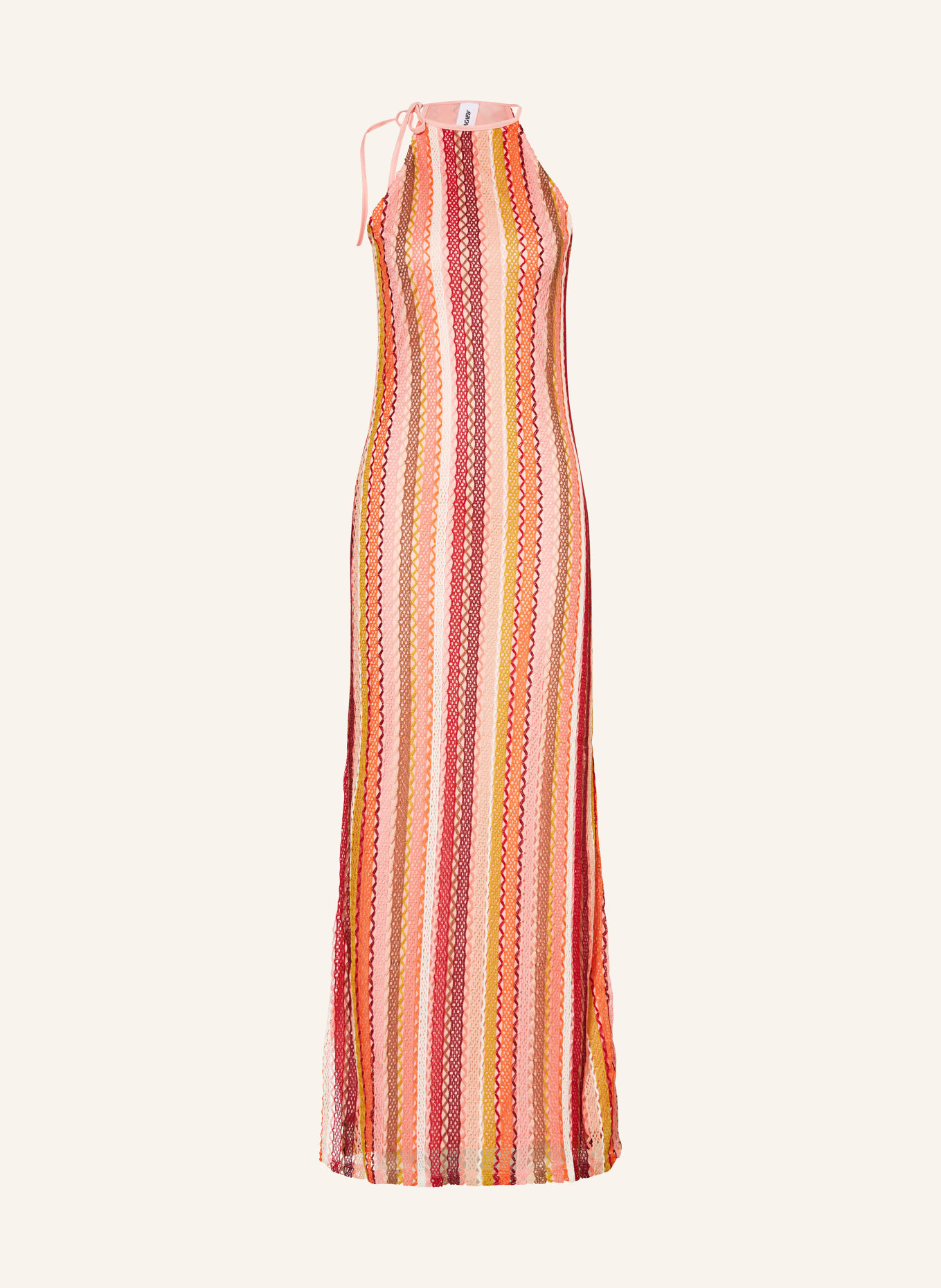 SOMETHINGNEW Kleid SNBILLIE, Farbe: ORANGE/ ROSA/ GELB (Bild 1)