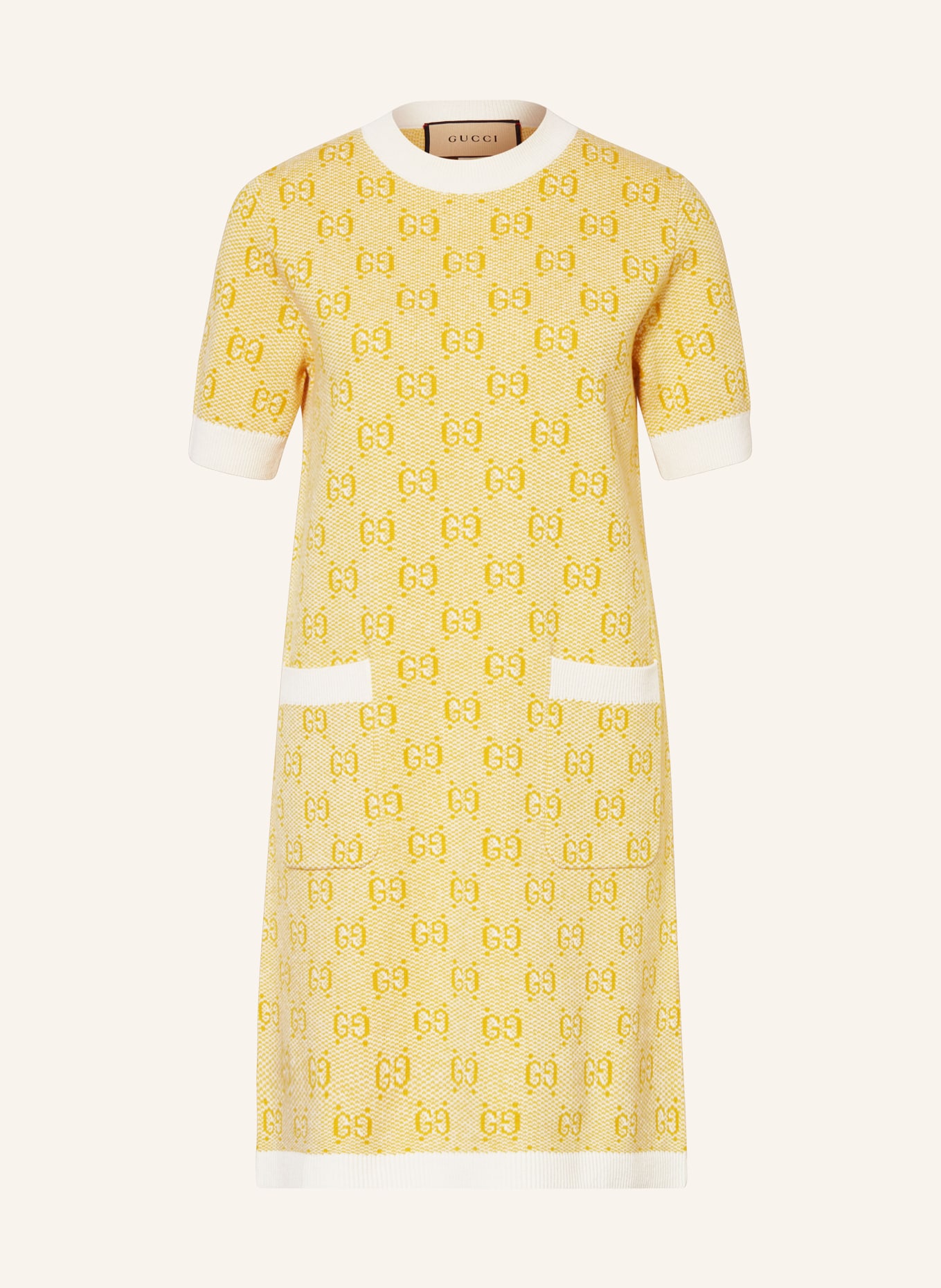 GUCCI Knit dress, Color: YELLOW (Image 1)