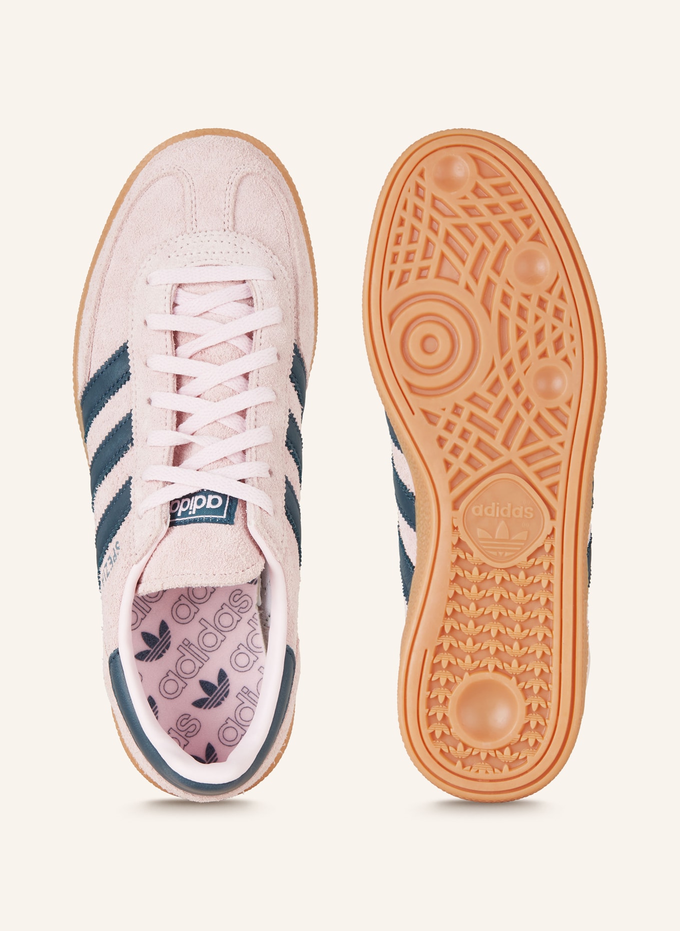 adidas Originals Sneakersy HANDBALL SPEZIAL, Kolor: BLADORÓŻOWY/ PETROL (Obrazek 5)
