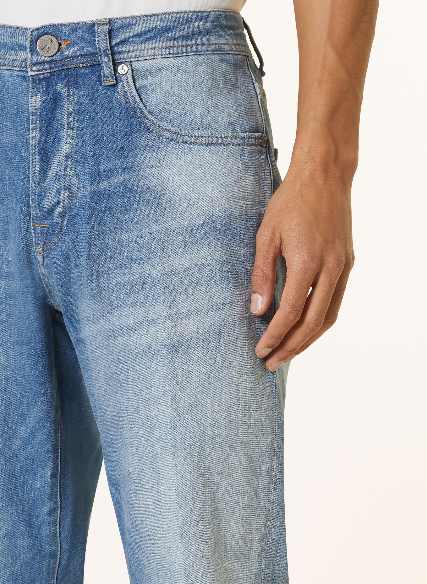 GOLDGARN DENIM Jeans U2 Tapered Fit, Farbe: 1070 LIGHTBLUE (Bild 5)