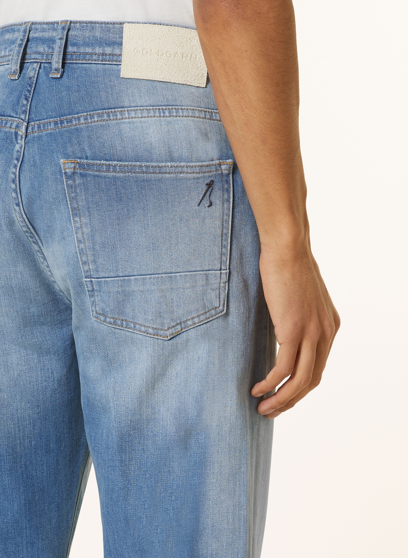 GOLDGARN DENIM Jeans U2 Tapered Fit, Farbe: 1070 LIGHTBLUE (Bild 6)