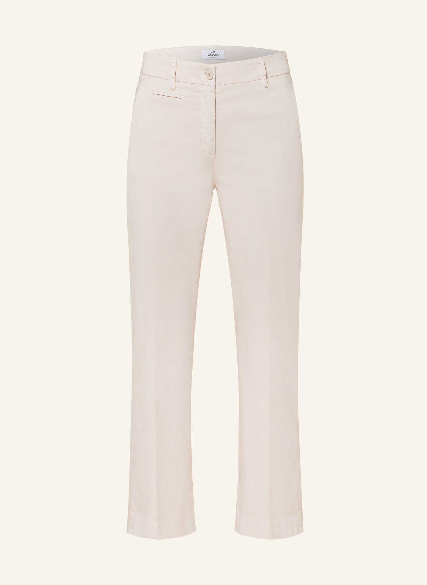 MASON'S 7/8 trousers NEW YORK TRUMPET, Color: ECRU (Image 1)