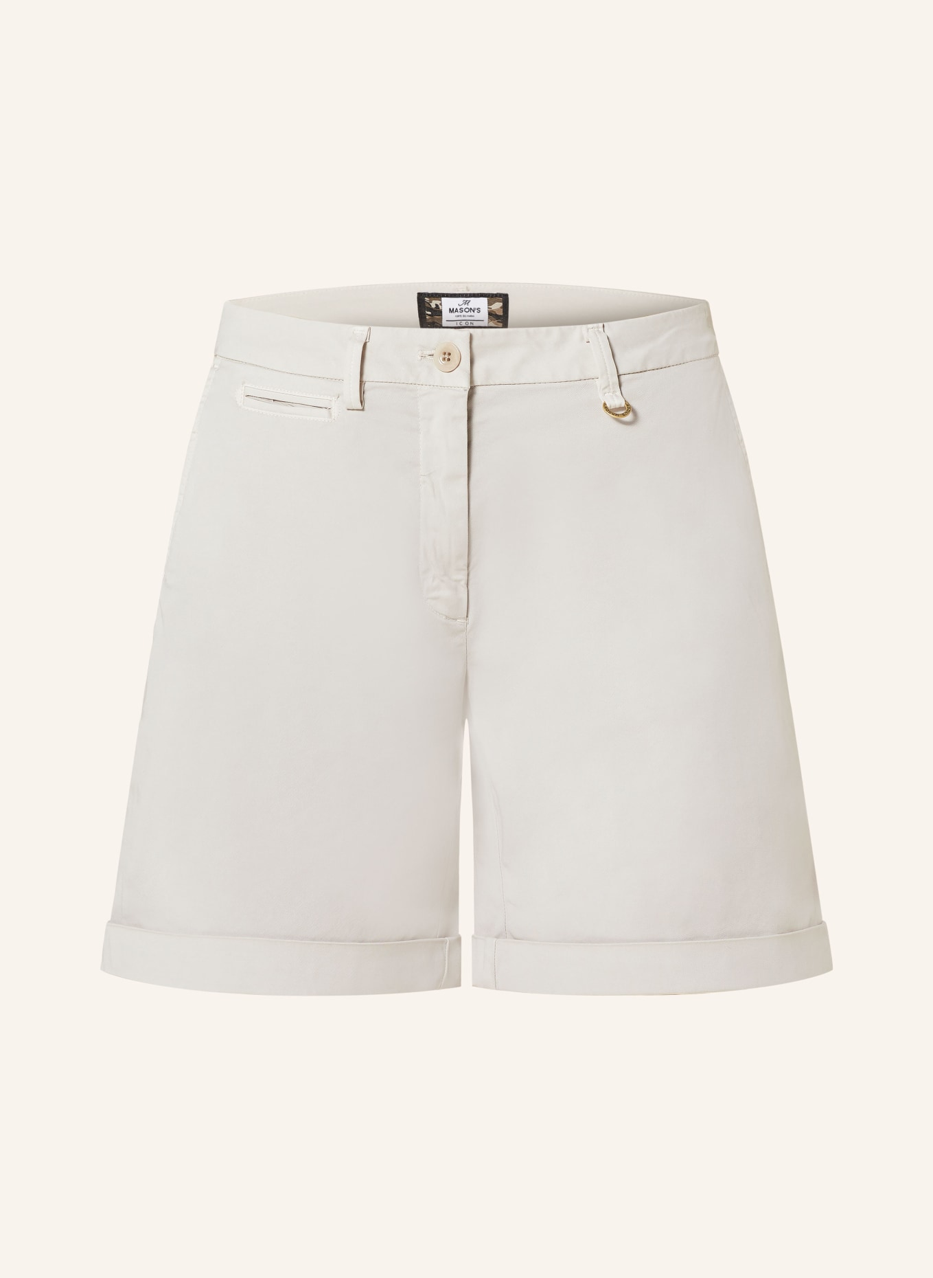 MASON'S Shorts JACQUELINE CURVIE, Color: CREAM (Image 1)