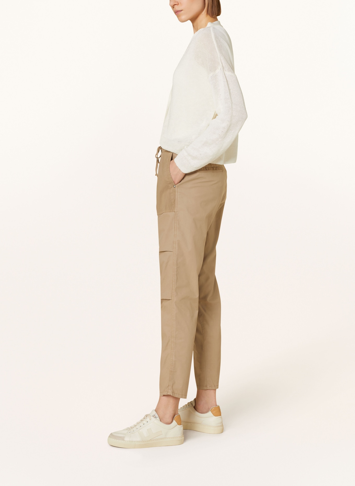 MASON'S Spodnie FATIQUE JOGGER w stylu dresowym, Kolor: KHAKI (Obrazek 4)