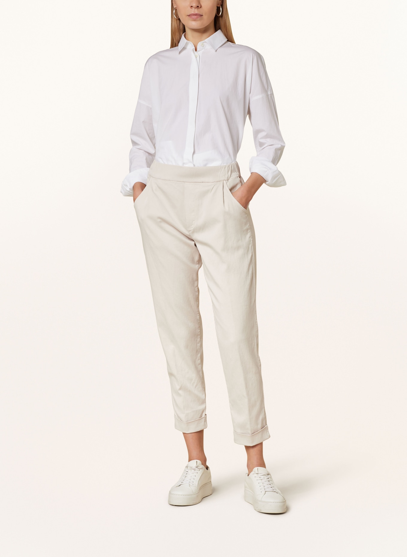 MASON'S Spodnie EASY JOGGER w stylu dresowym, Kolor: KREMOWY (Obrazek 2)