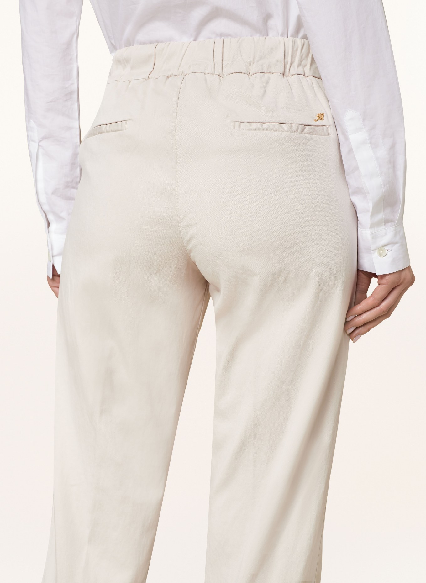 MASON'S Trousers EASY JOGGER in jogger style, Color: CREAM (Image 5)