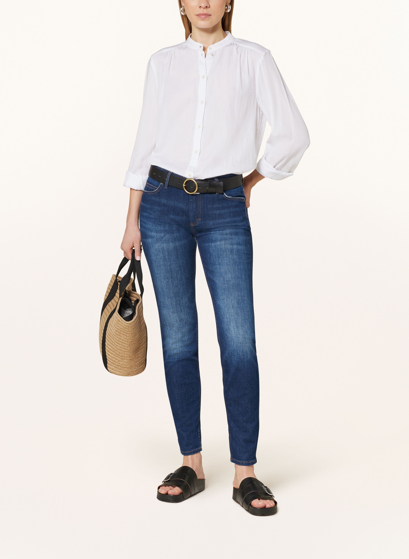 Marc O'Polo Skinny Jeans ALBY, Color: 053 Cashmere Dark Blue Wash (Image 2)