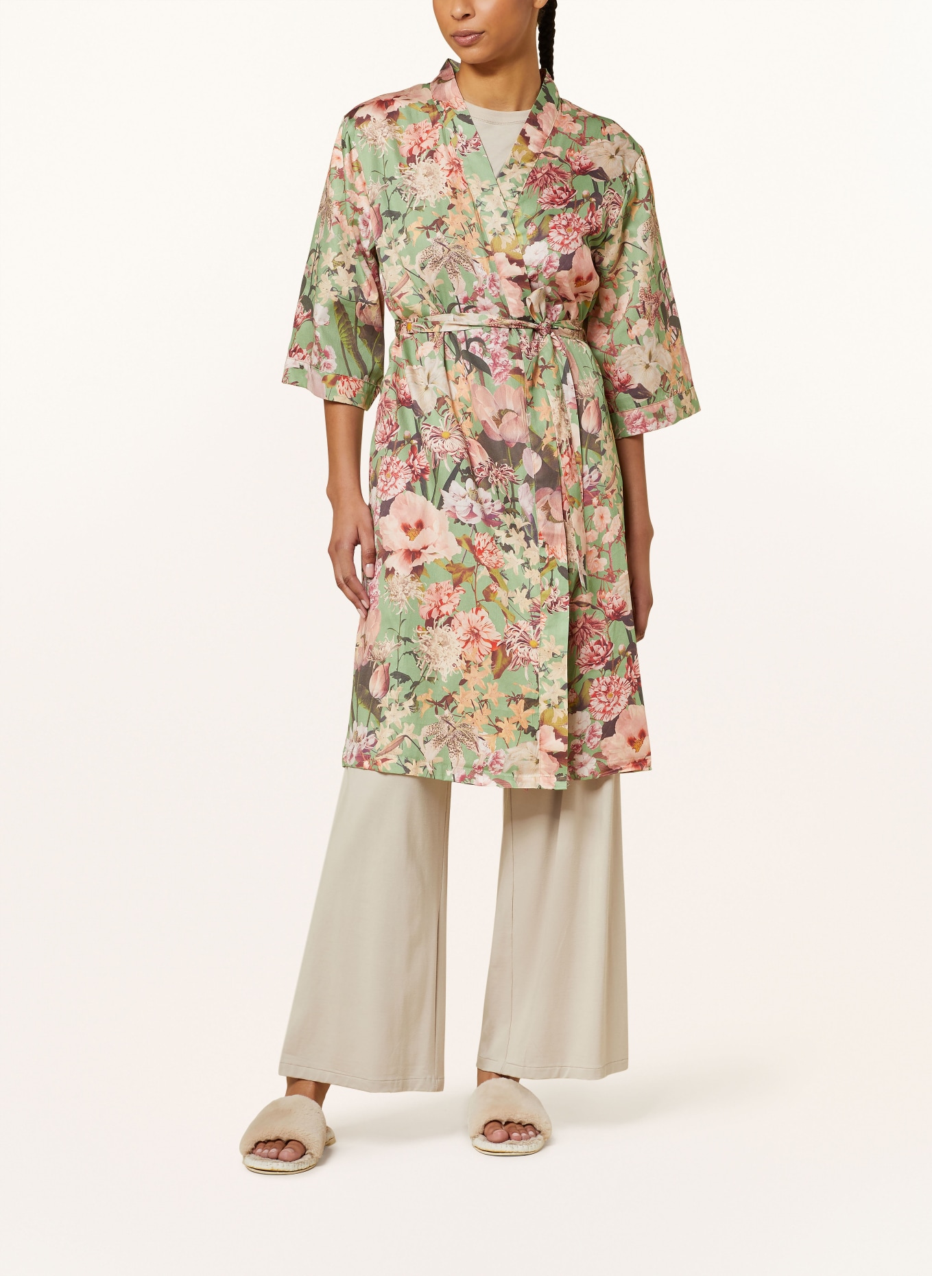 ESSENZA Damen-Kimono SARAI NOLESTE, Farbe: HELLGRÜN/ LACHS/ GRÜN (Bild 2)