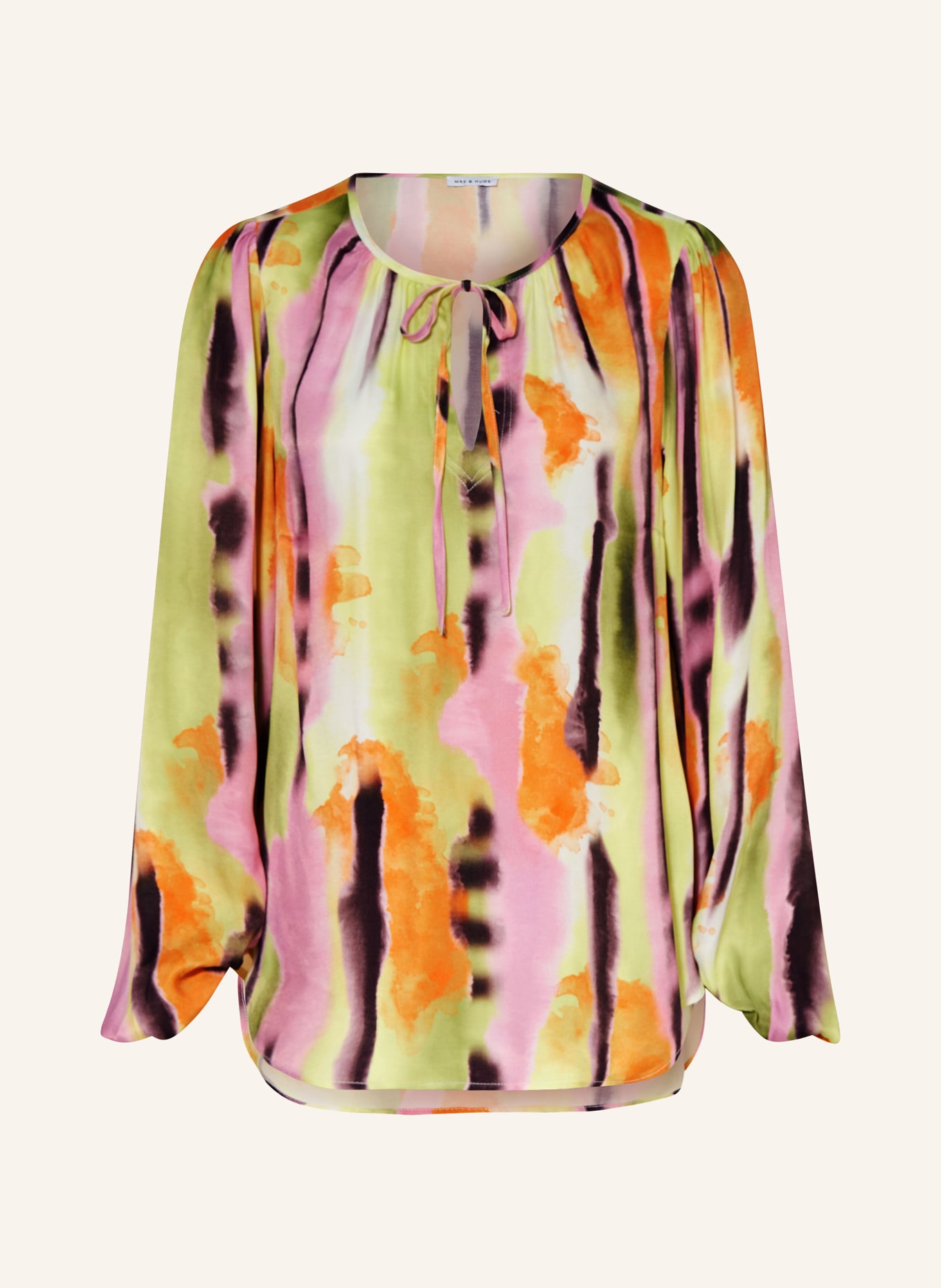 MRS & HUGS Shirt blouse, Color: PINK/ ORANGE/ BLACK (Image 1)