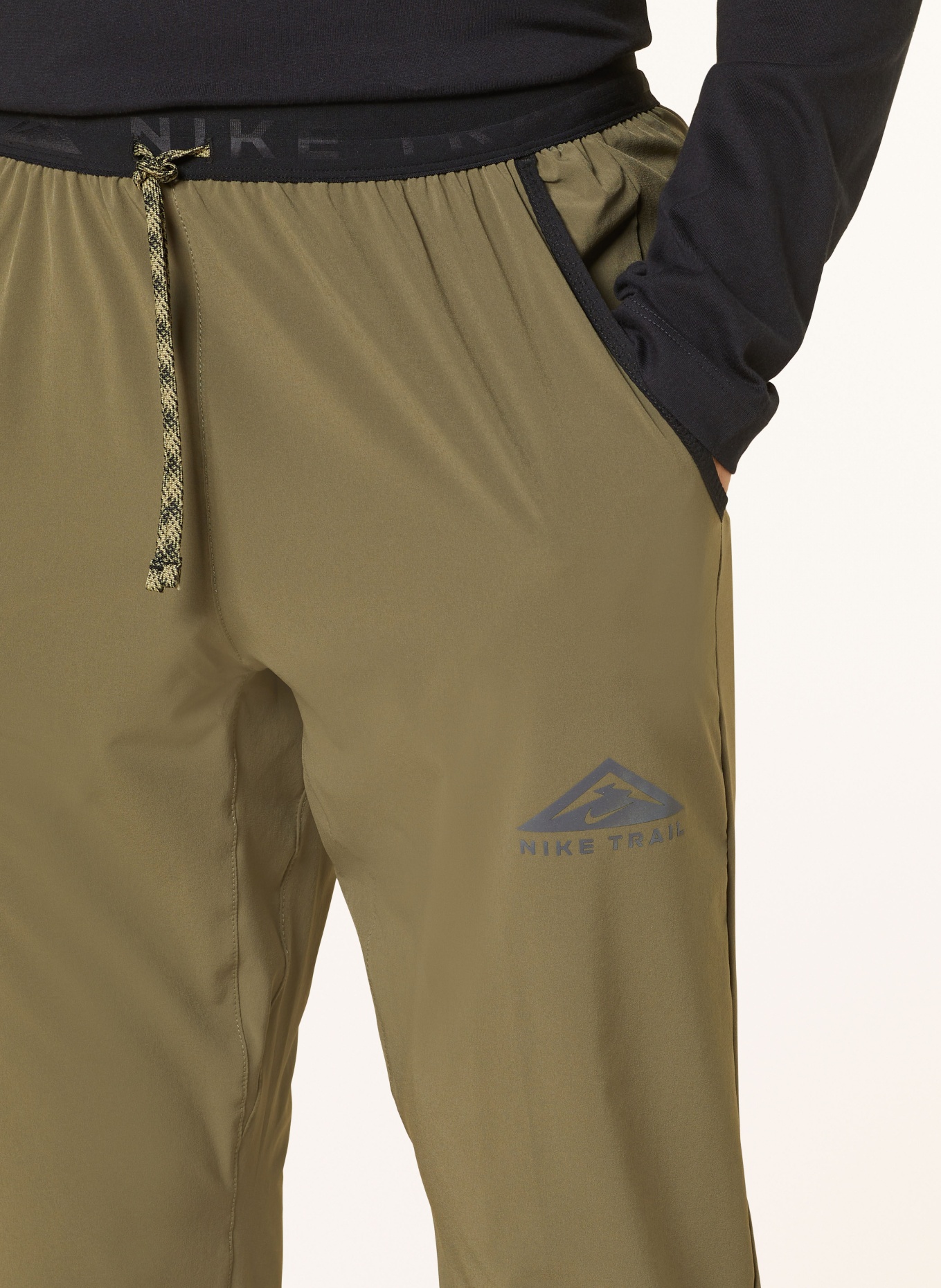Nike Running pants TRAIL DAWN, Color: OLIVE (Image 5)