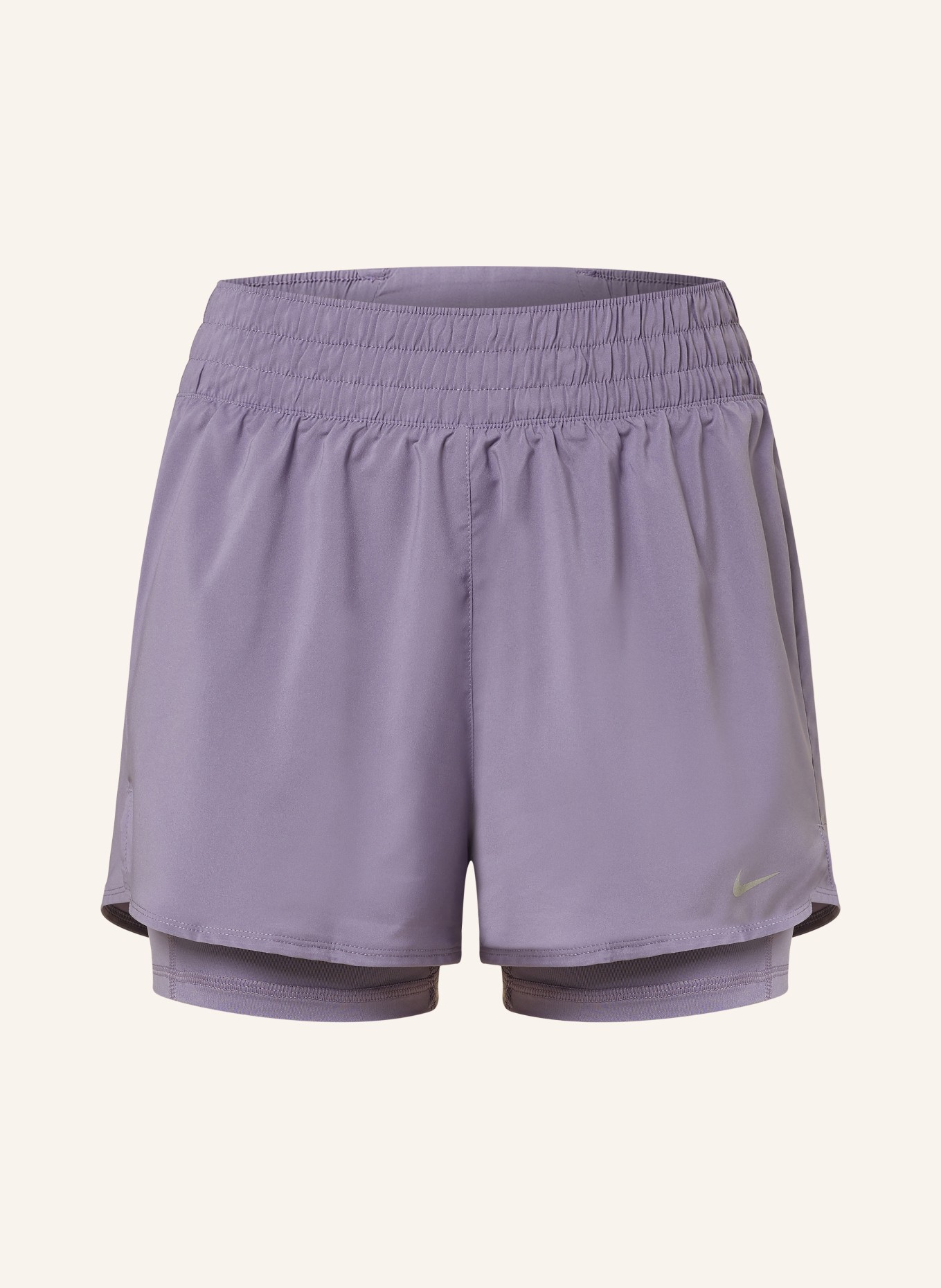Nike 2-in-1 training shorts ONE, Color: PURPLE (Image 1)
