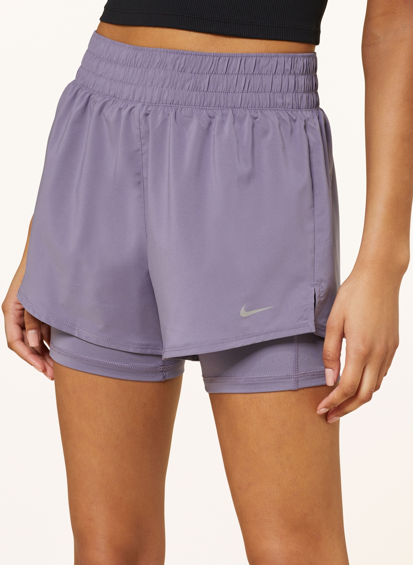 Nike 2-in-1 training shorts ONE, Color: PURPLE (Image 5)