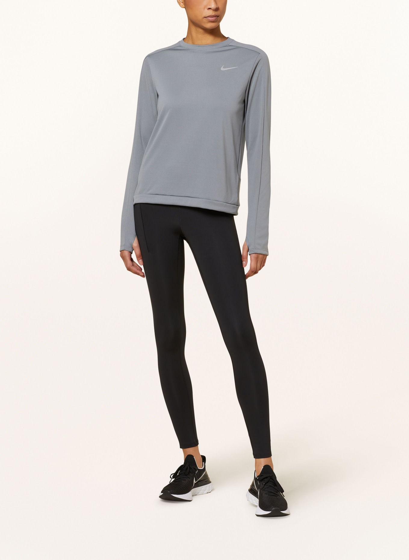 Nike Running shirt DRI-FIT, Color: GRAY (Image 2)