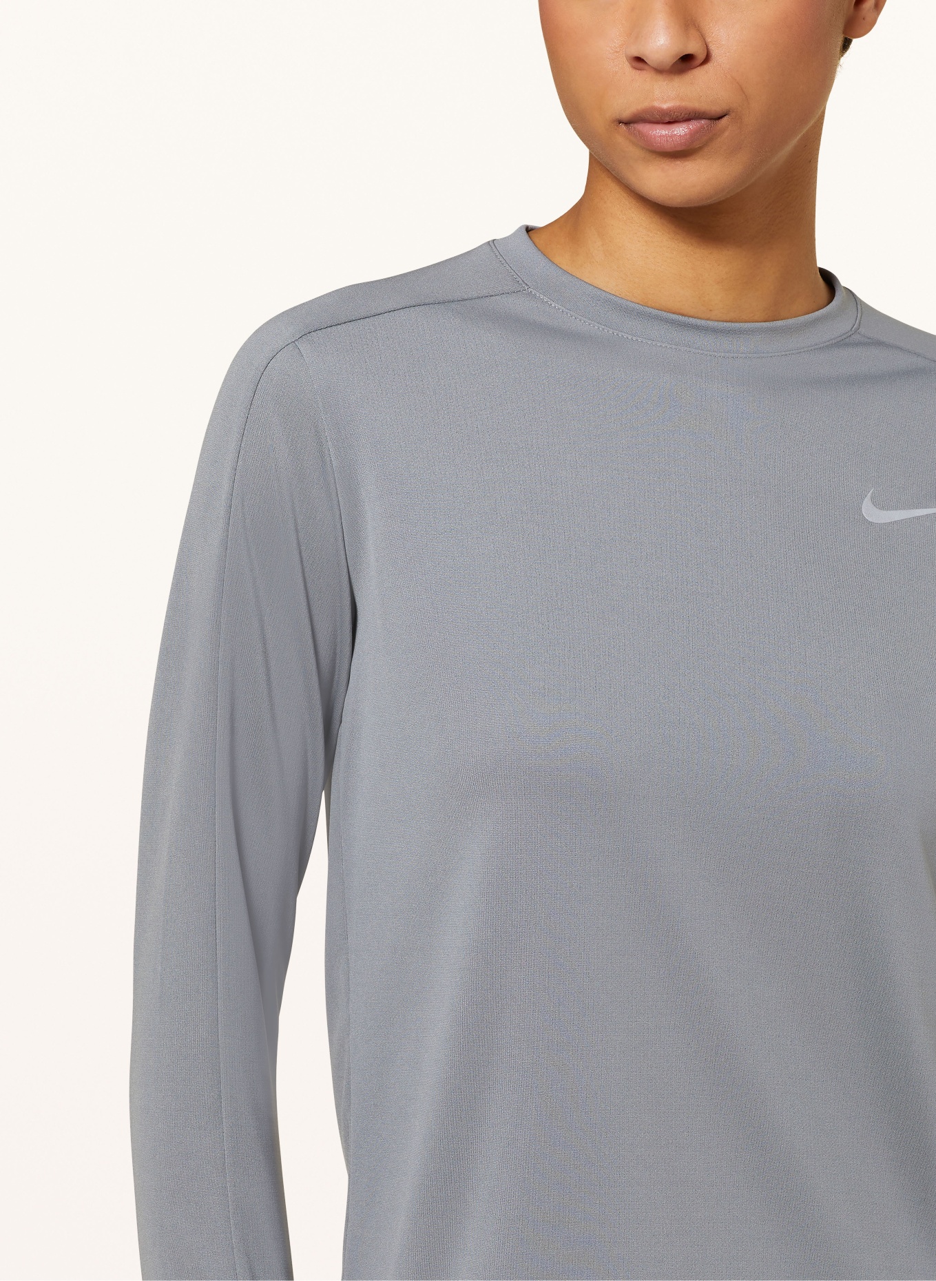 Nike Laufshirt DRI-FIT, Farbe: GRAU (Bild 4)