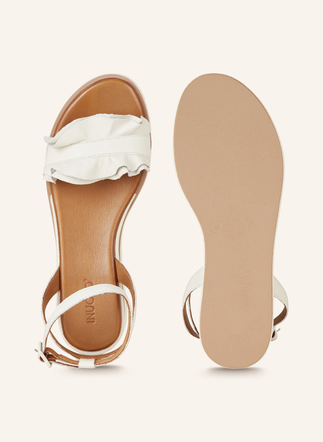 INUOVO Sandals: CREAM