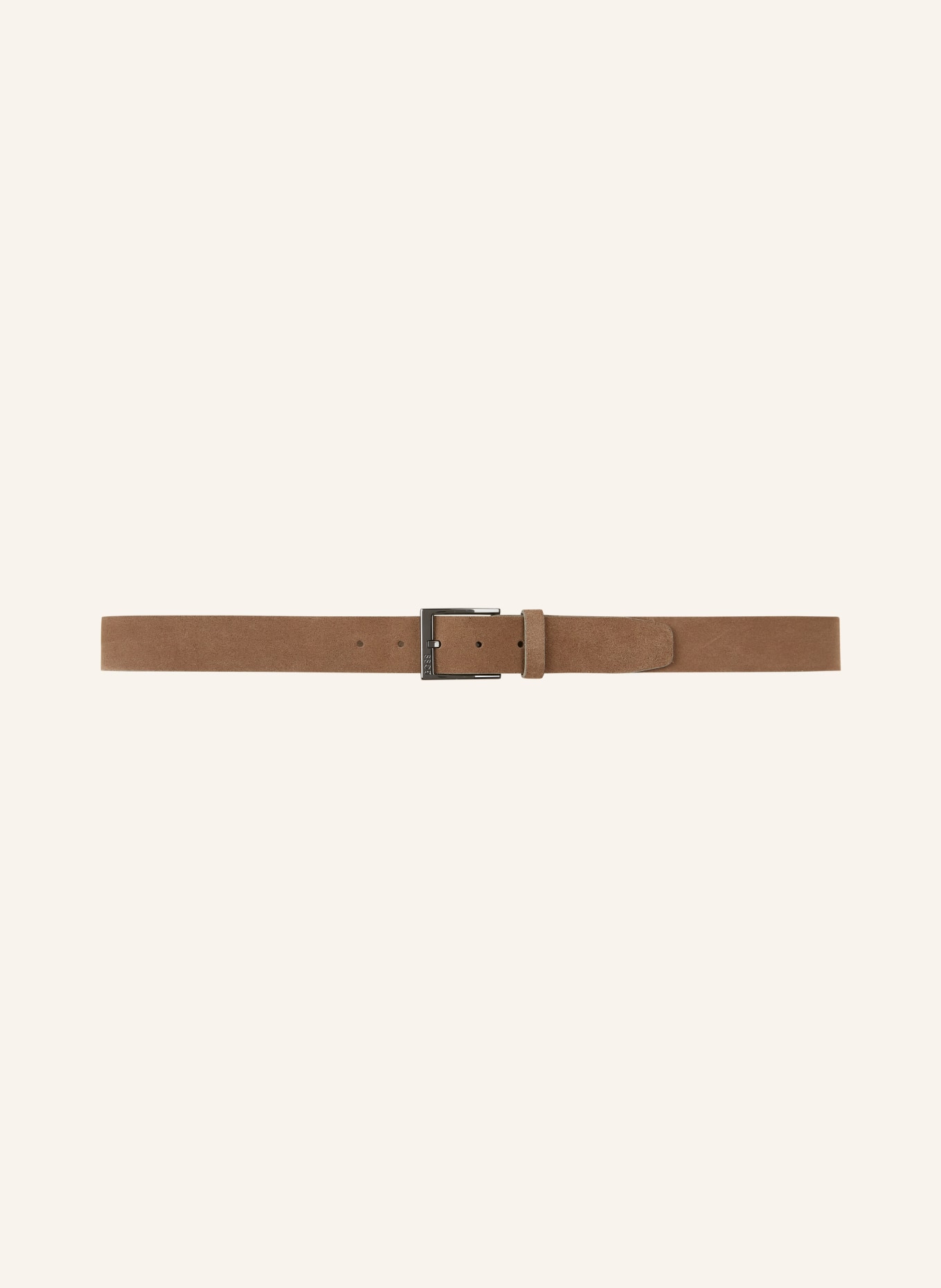 BOSS Leather belt ELLOY, Color: BEIGE (Image 2)