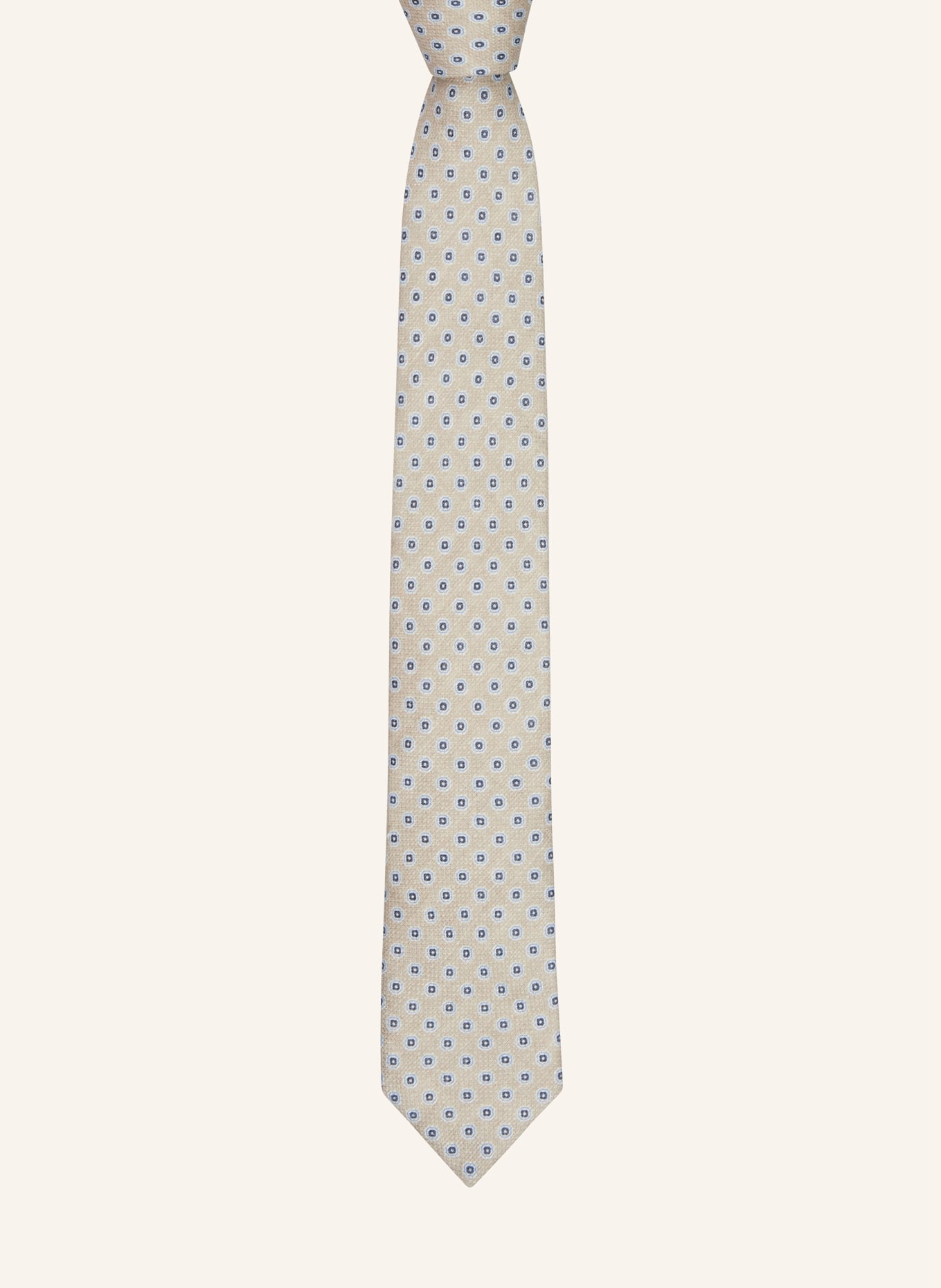 BOSS Krawatte, Farbe: BEIGE/ BLAU/ HELLBLAU (Bild 2)