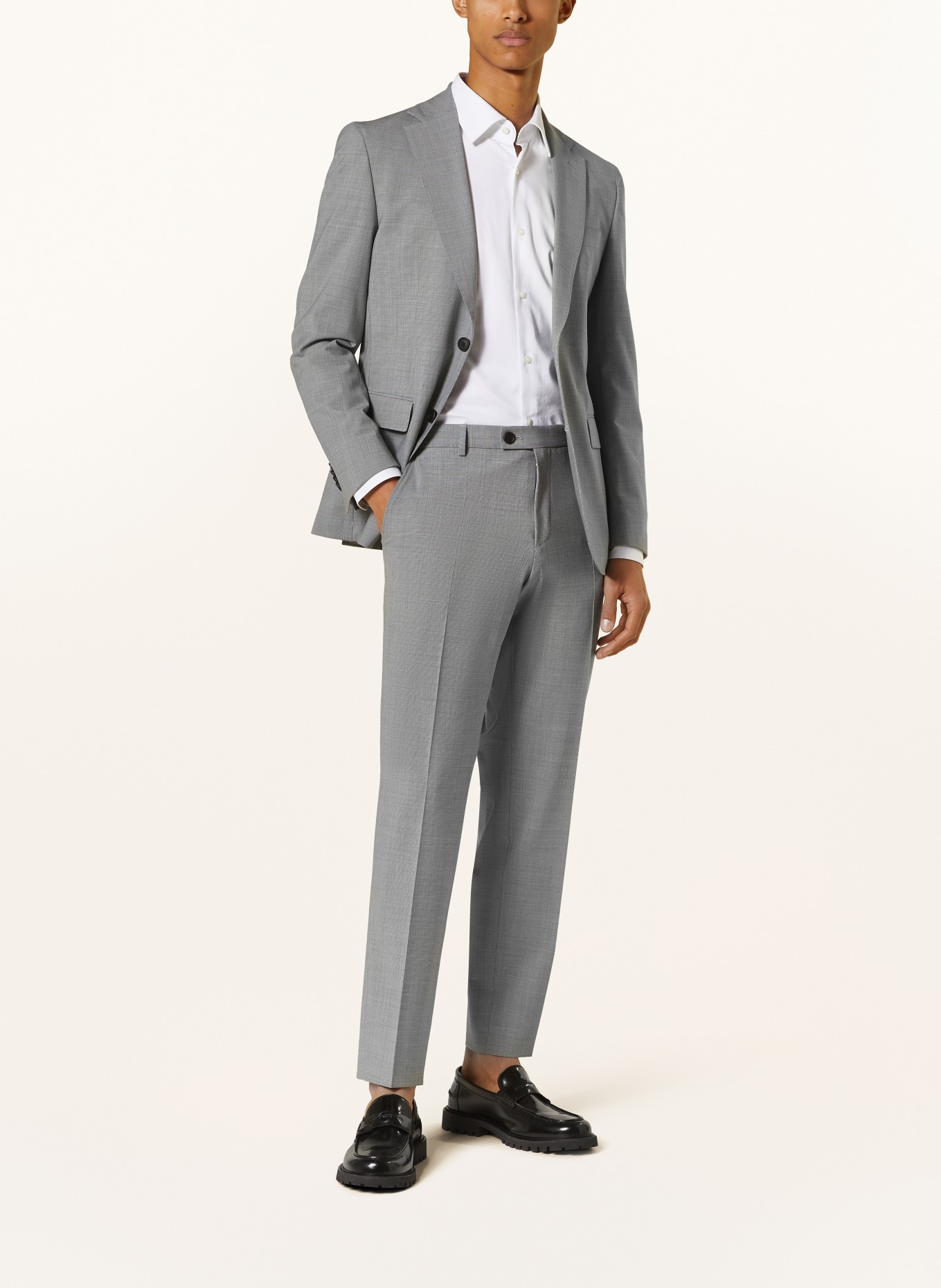 BOSS Anzug HUGE Slim Fit, Farbe: 041 SILVER (Bild 2)