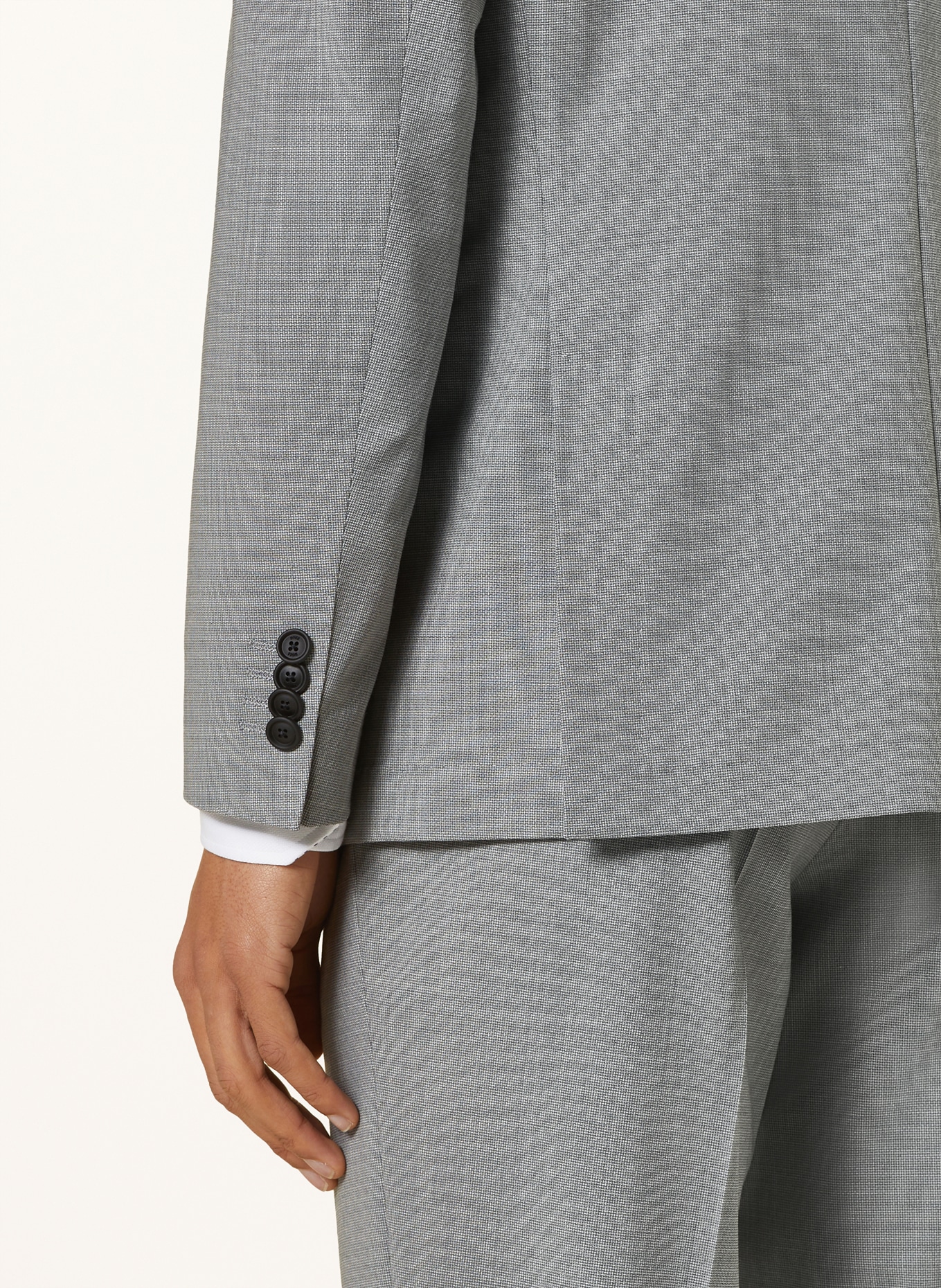 BOSS Anzug HUGE Slim Fit, Farbe: 041 SILVER (Bild 6)