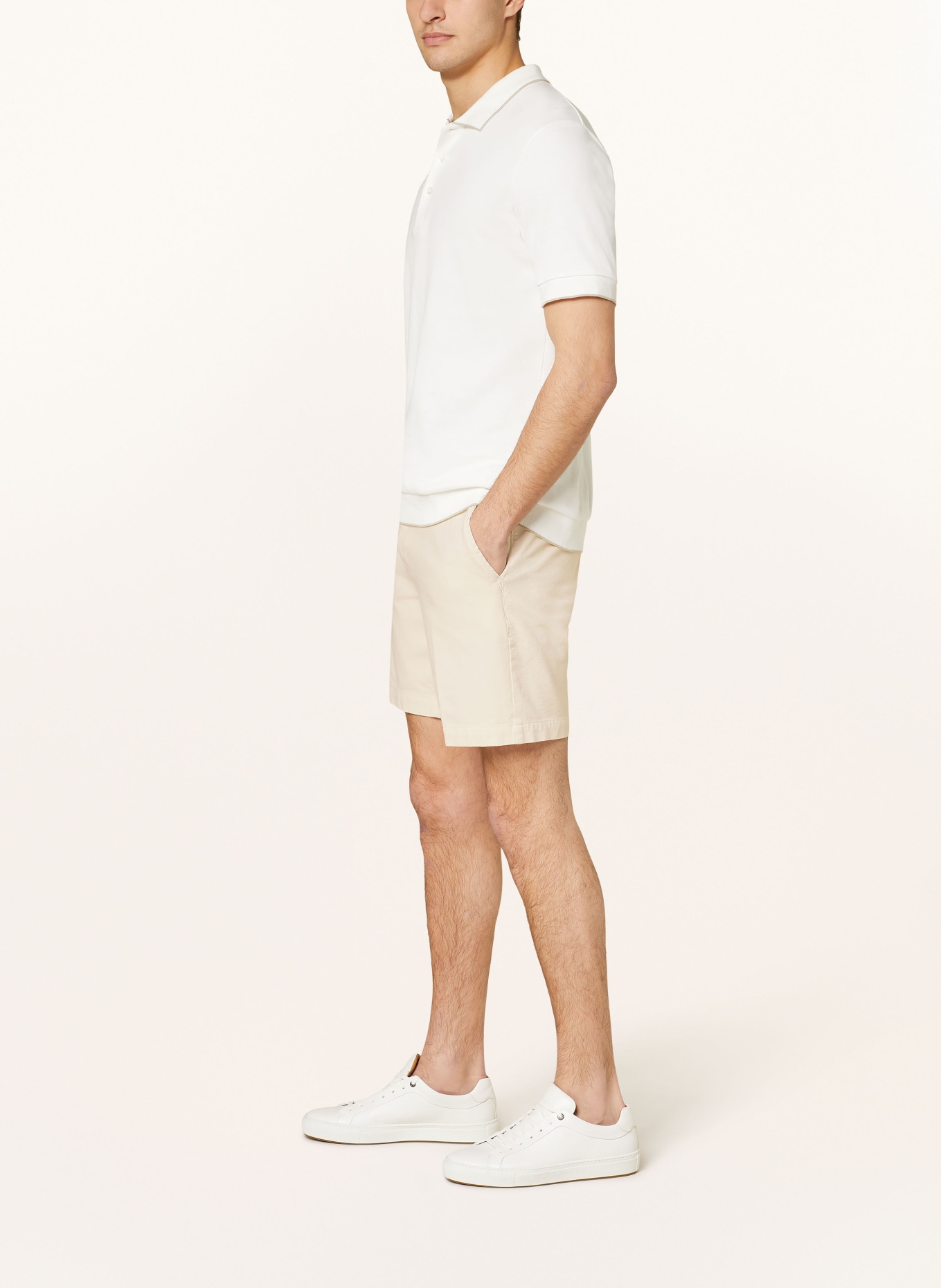 BOSS Shorts KANE Regular Fit, Farbe: ECRU (Bild 4)