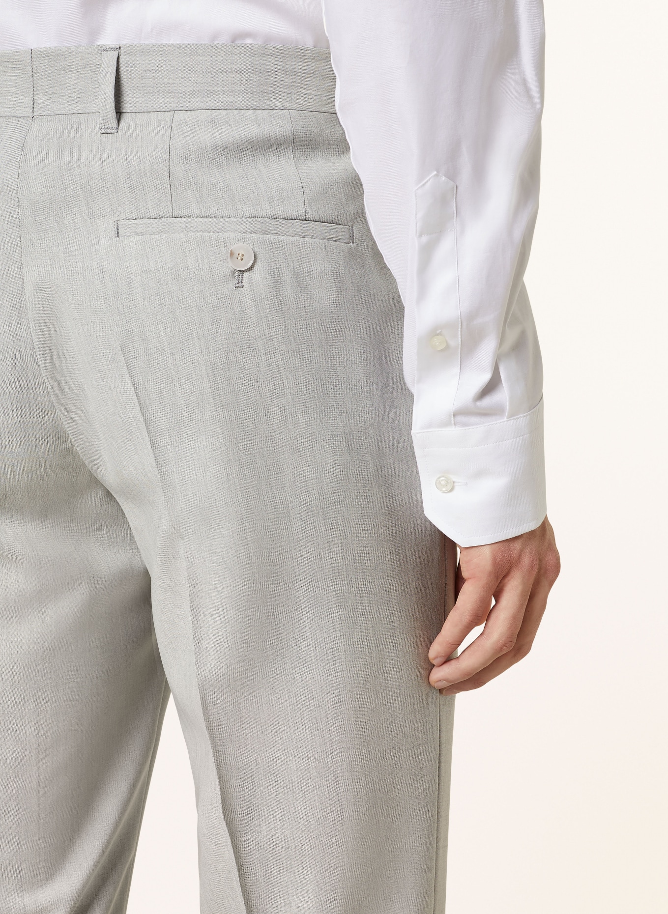 BOSS Suit trousers GENIUS slim fit, Color: 041 SILVER (Image 6)