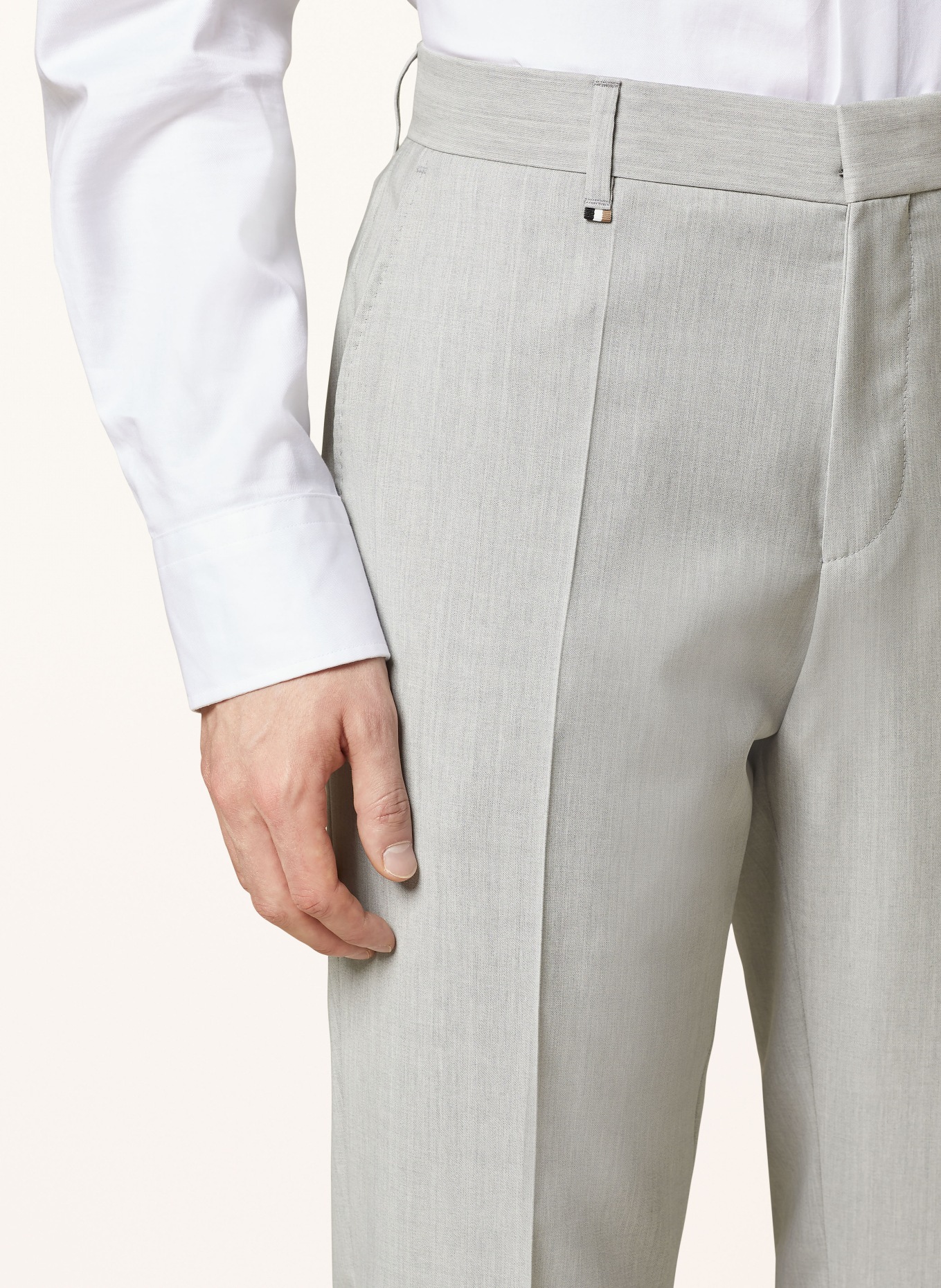 BOSS Suit trousers GENIUS slim fit, Color: 041 SILVER (Image 7)