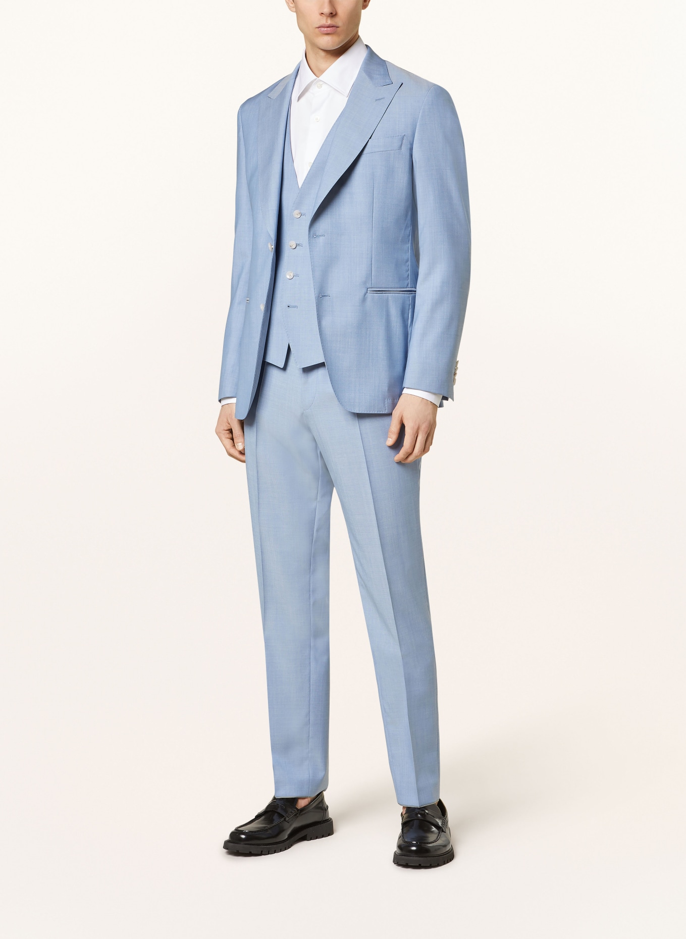 BOSS Anzughose GENIUS Slim Fit, Farbe: 450 LIGHT/PASTEL BLUE (Bild 2)