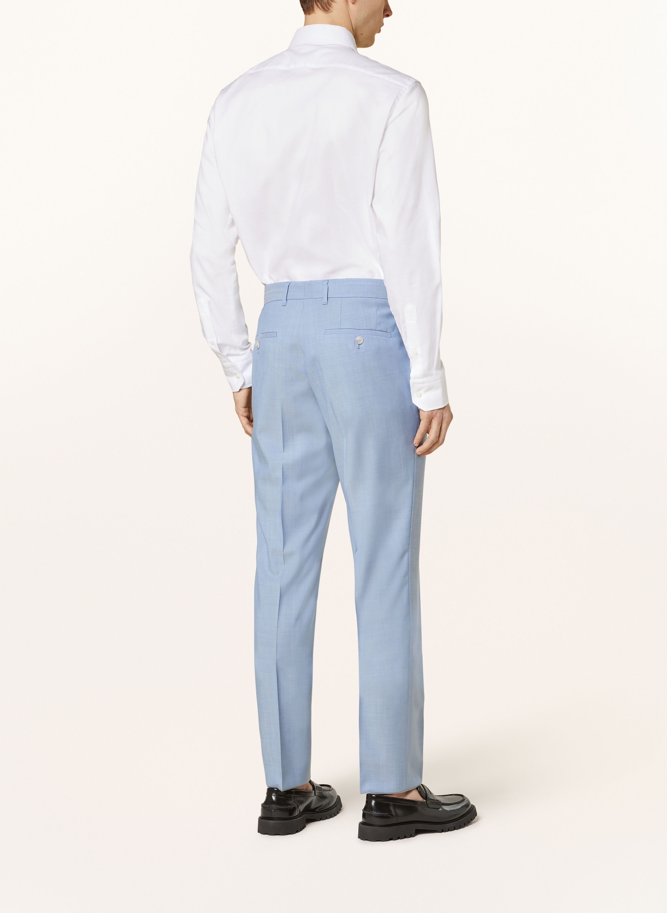 BOSS Anzughose GENIUS Slim Fit, Farbe: 450 LIGHT/PASTEL BLUE (Bild 4)
