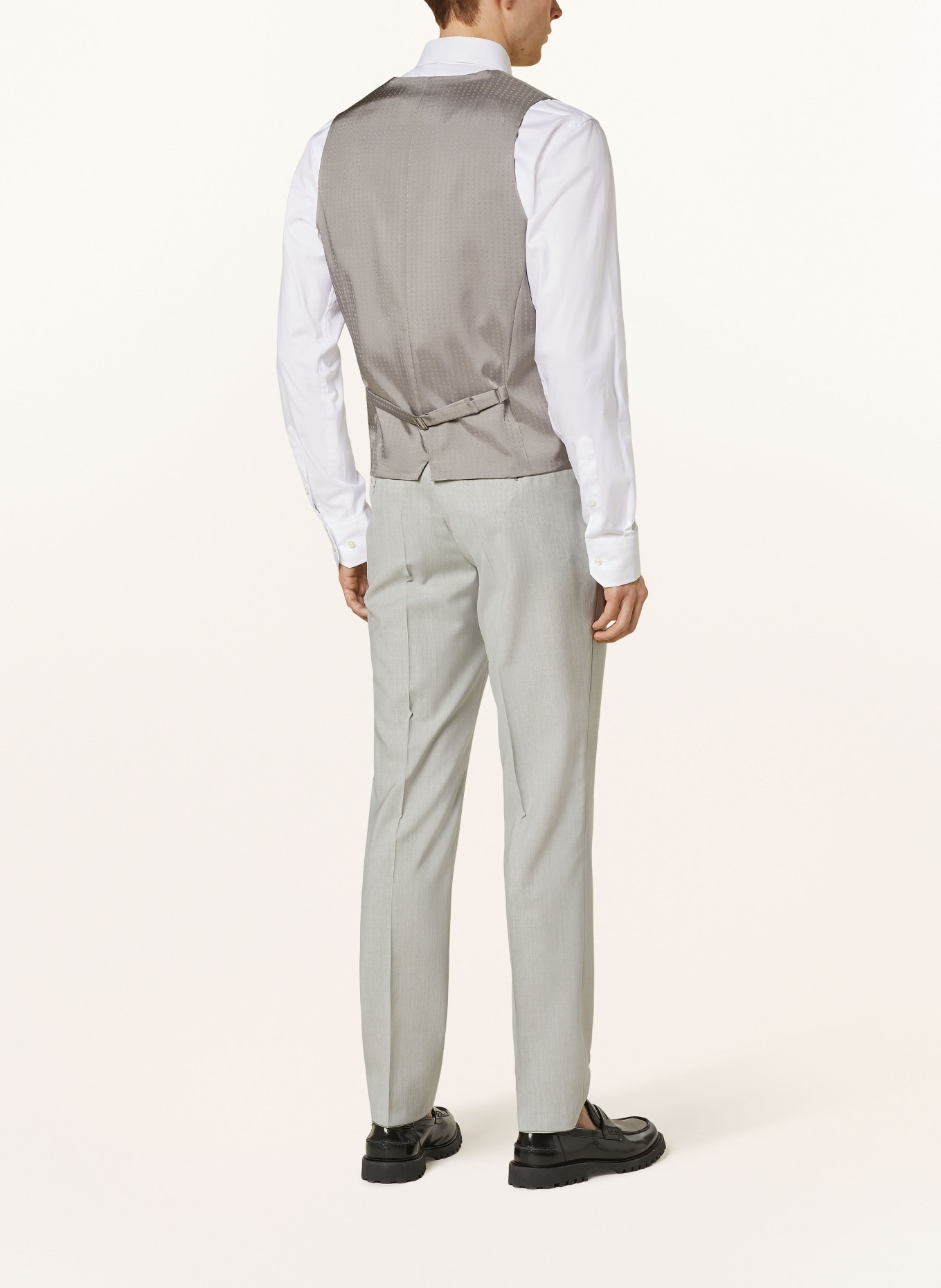 BOSS Suit vest HUGE slim fit, Color: 041 SILVER (Image 4)