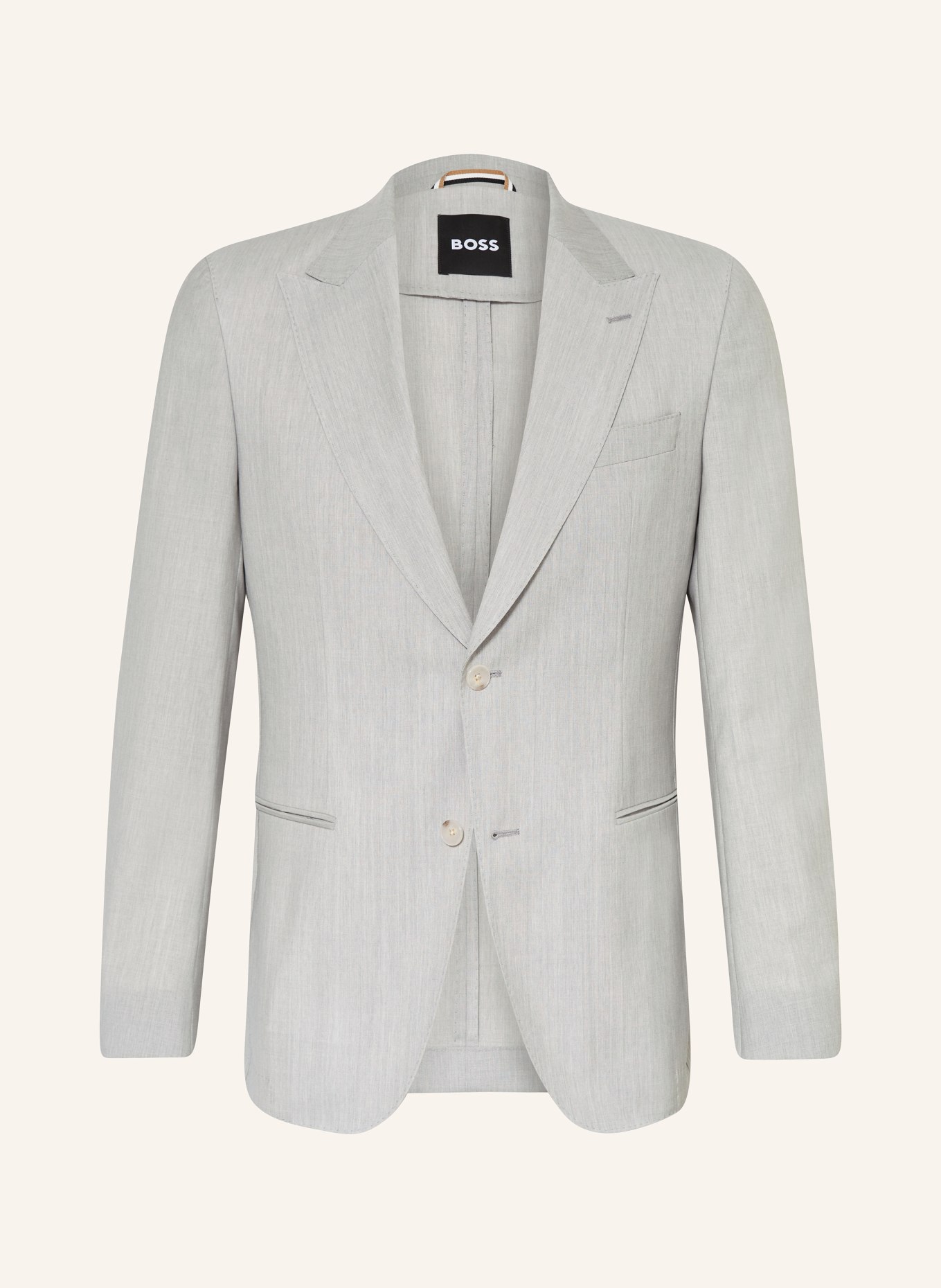 BOSS Suit jacket HUGE PEAK regular fit, Color: 041 SILVER (Image 1)