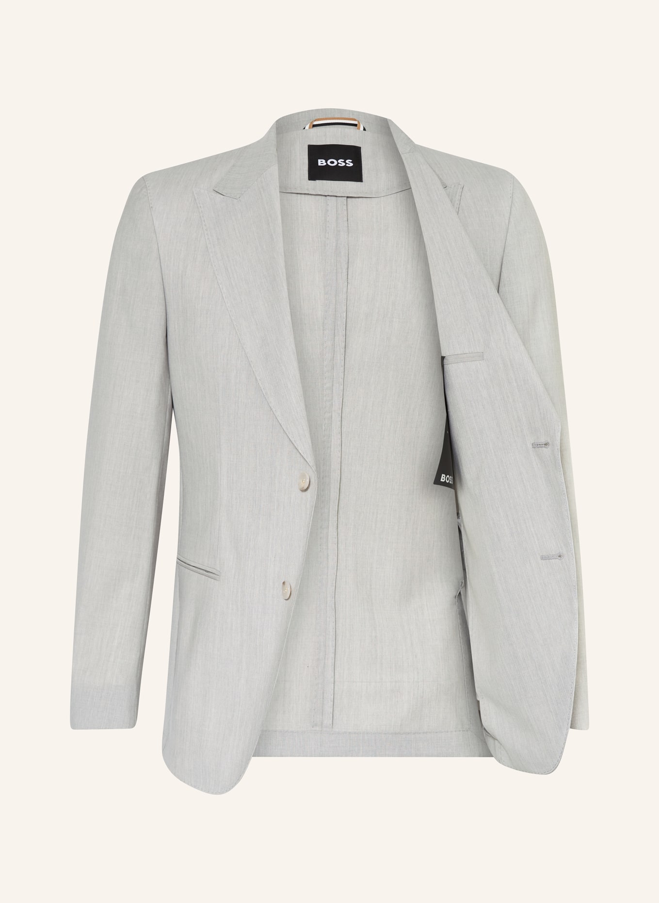 BOSS Suit jacket HUGE PEAK regular fit, Color: 041 SILVER (Image 4)