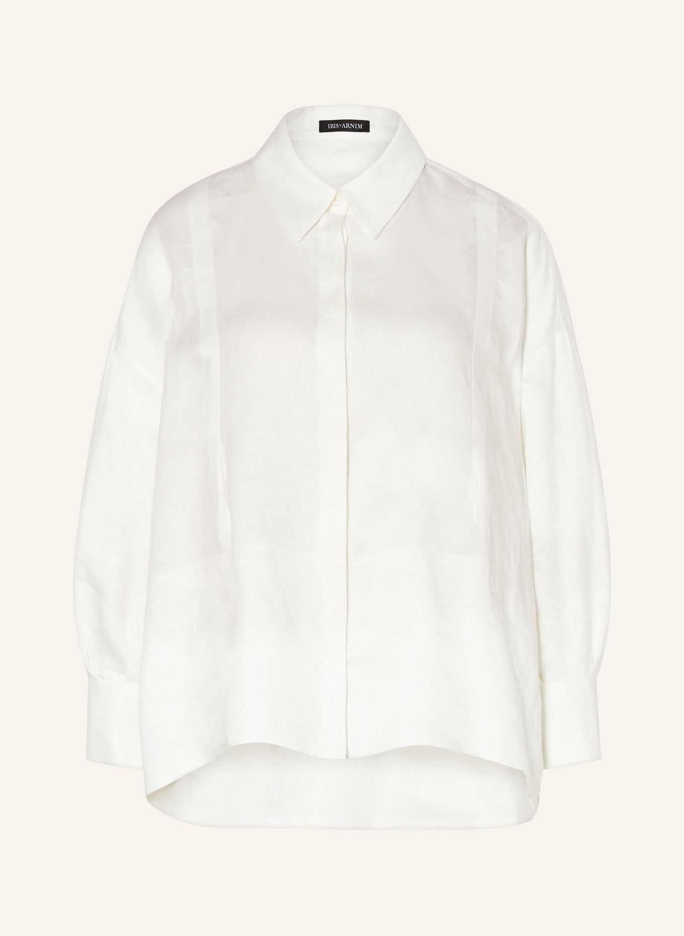 IRIS von ARNIM Shirt blouse LAURITA made of linen, Color: CREAM (Image 1)