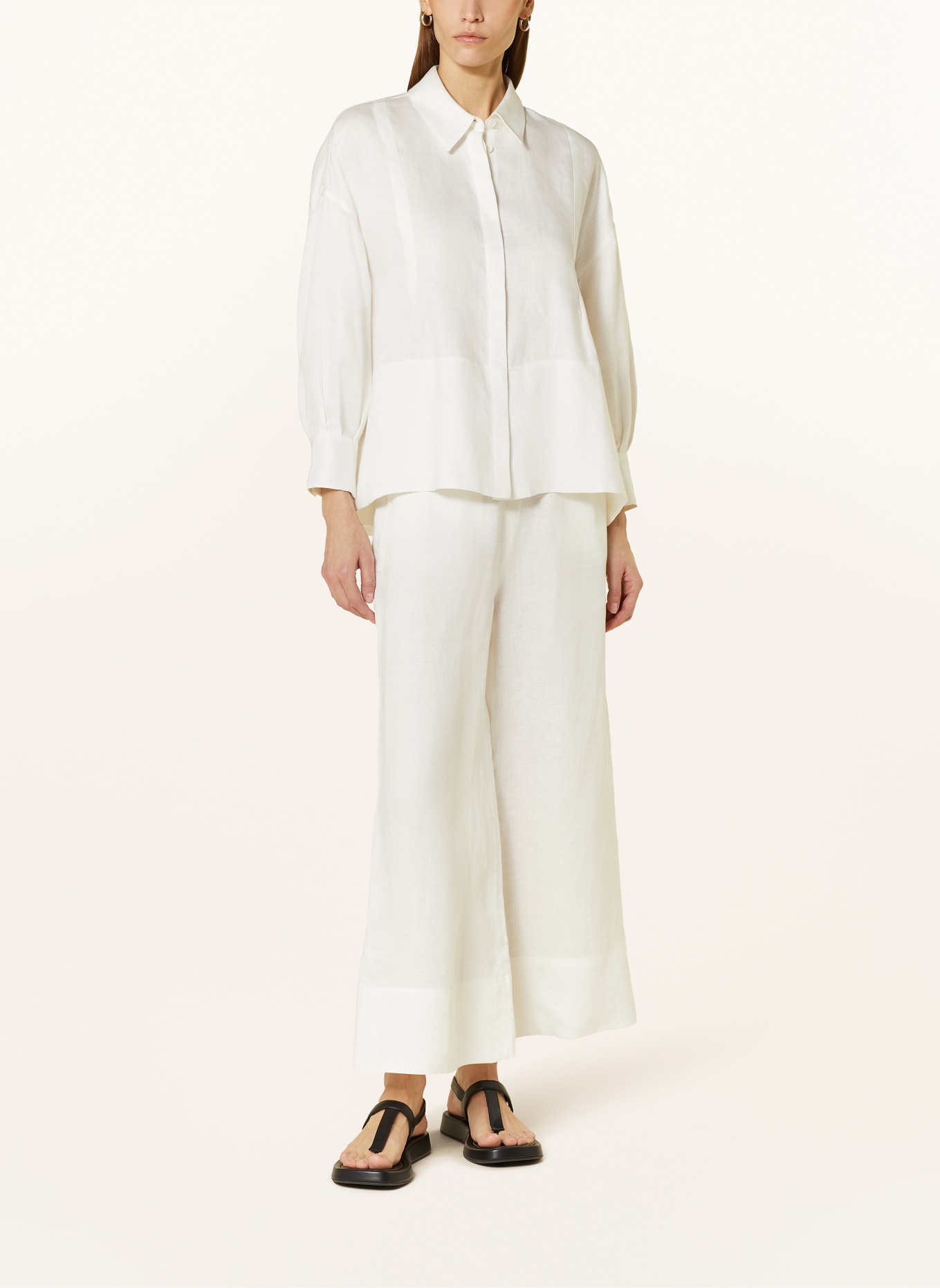 IRIS von ARNIM Shirt blouse LAURITA made of linen, Color: CREAM (Image 2)